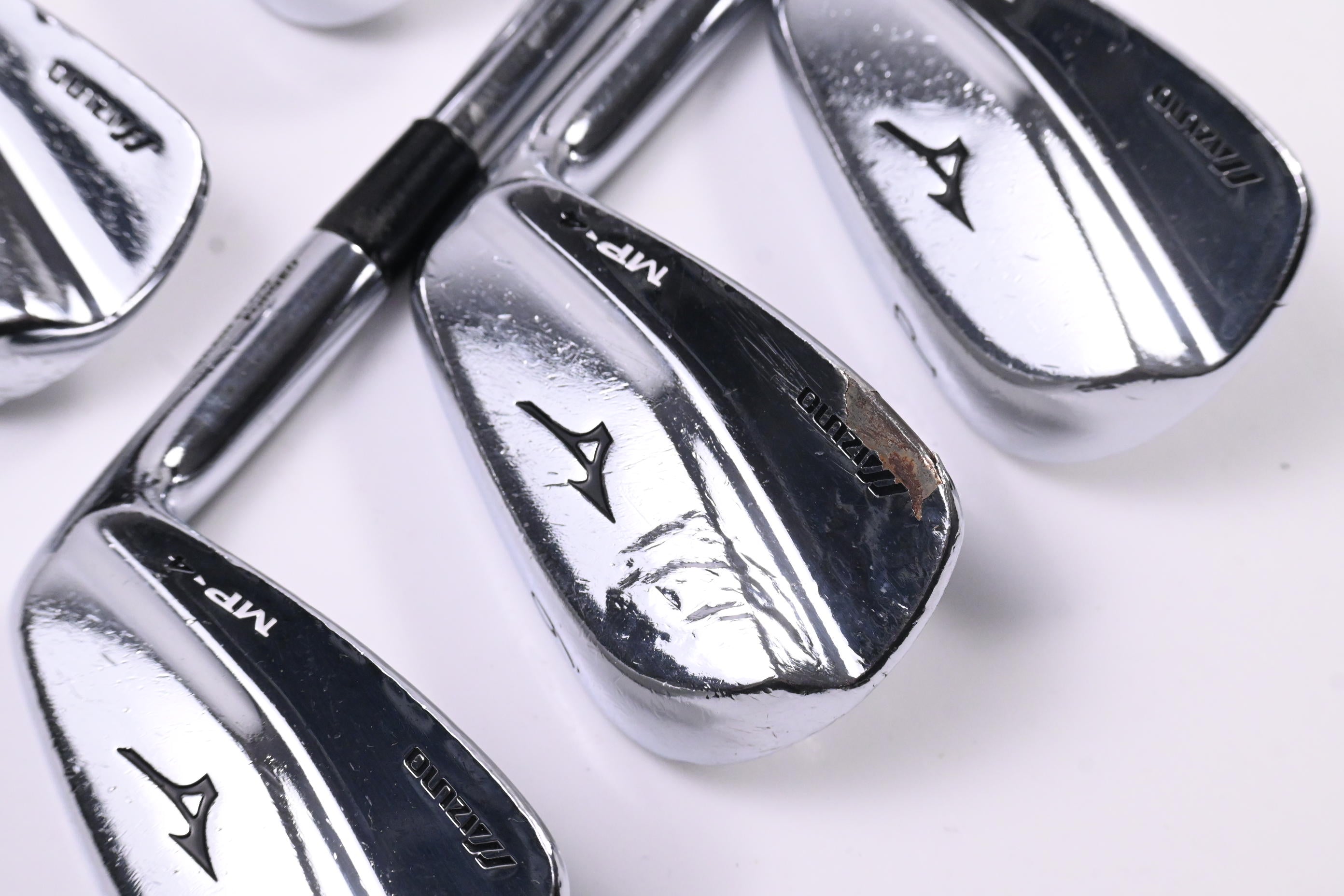 Mizuno MP-4 Irons / 6-PW / Stiff Flex KBS Tour Shafts