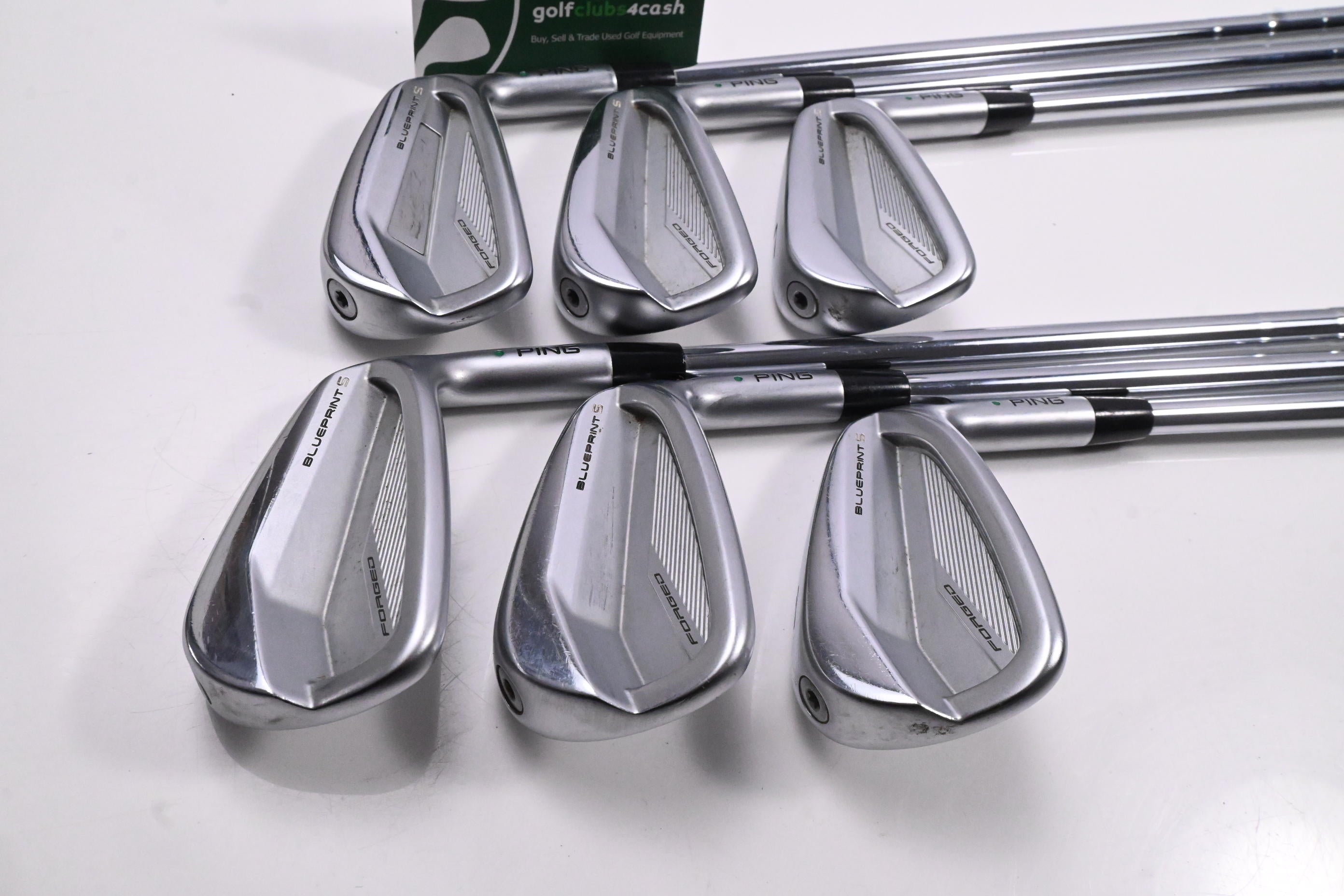 Ping Blueprint S Irons / 5-PW / Green Dot / Stiff Flex Dynamic Gold S300 105 Shafts