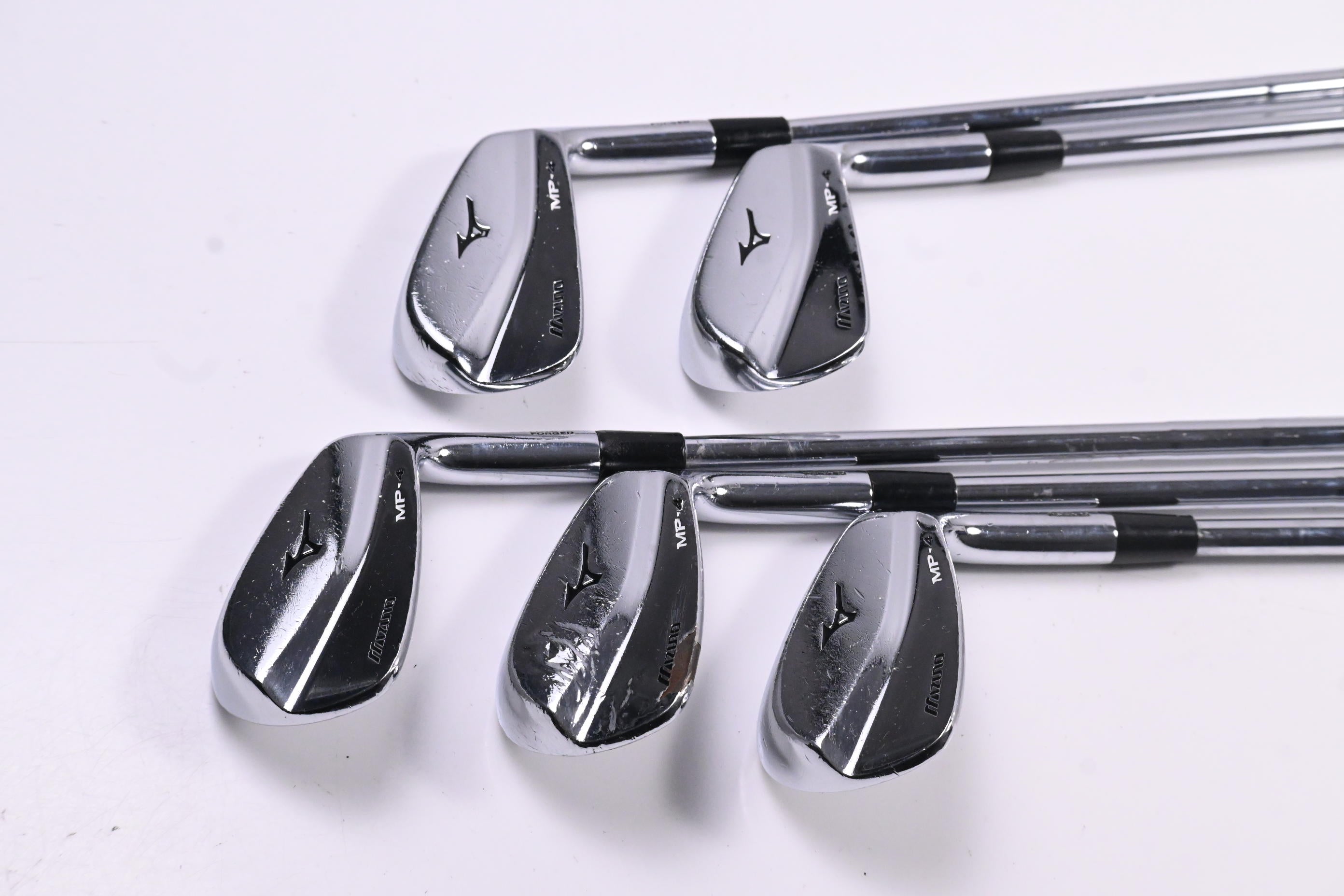 Mizuno MP-4 Irons / 6-PW / Stiff Flex KBS Tour Shafts
