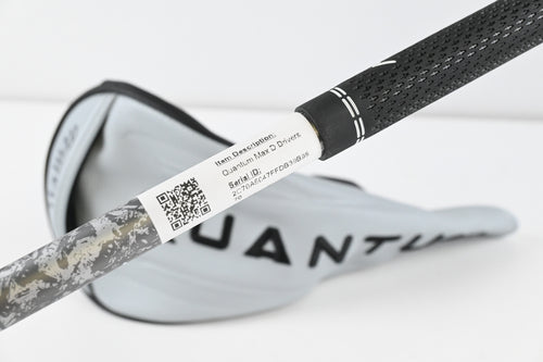 Callaway Quantum Max D Driver / 10.5 Degree / Regular Flex Denali Frost Silver