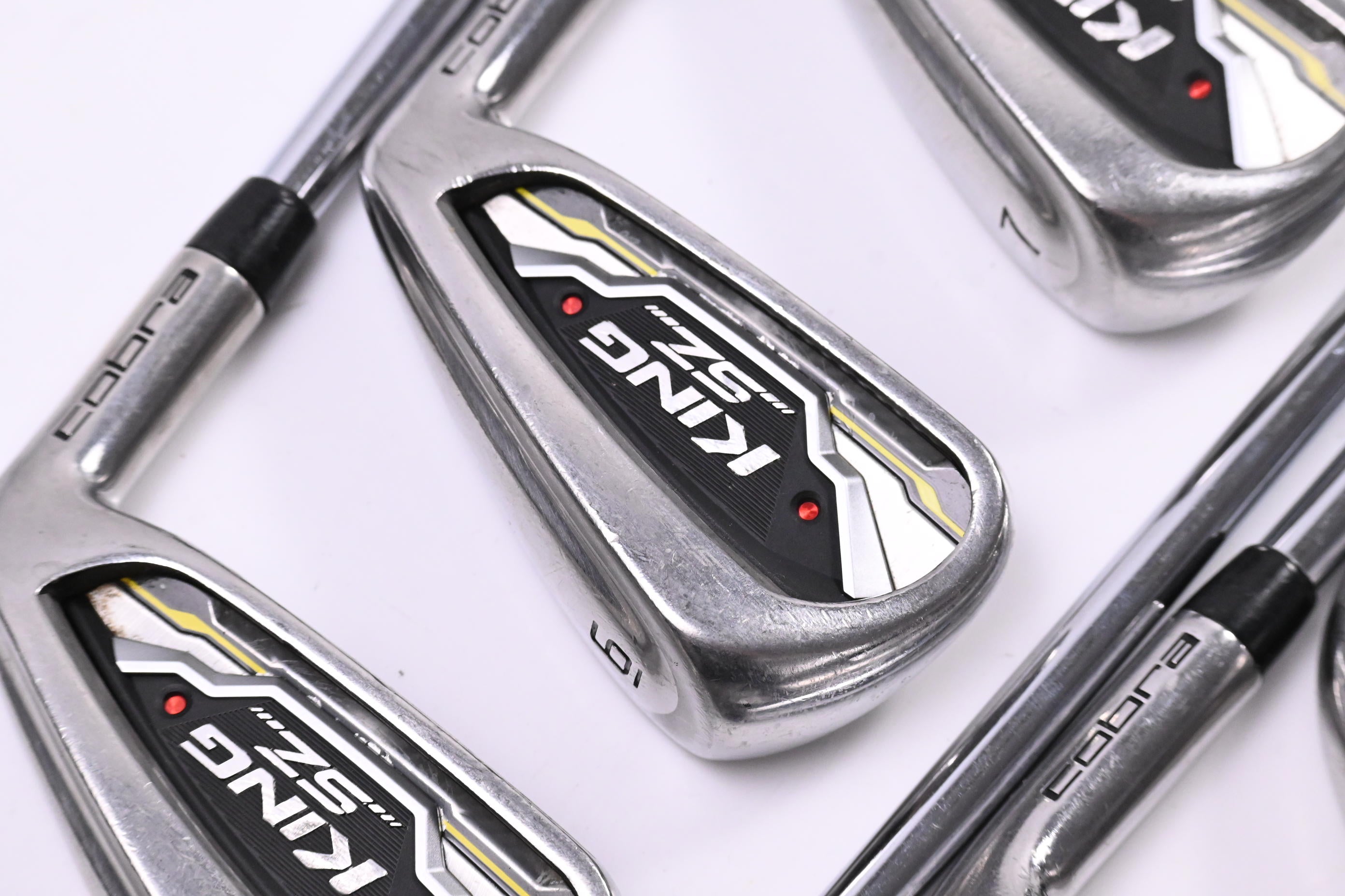 Cobra King Speedzone Irons / 5-PW+SW / Stiff Flex Cobra Shafts
