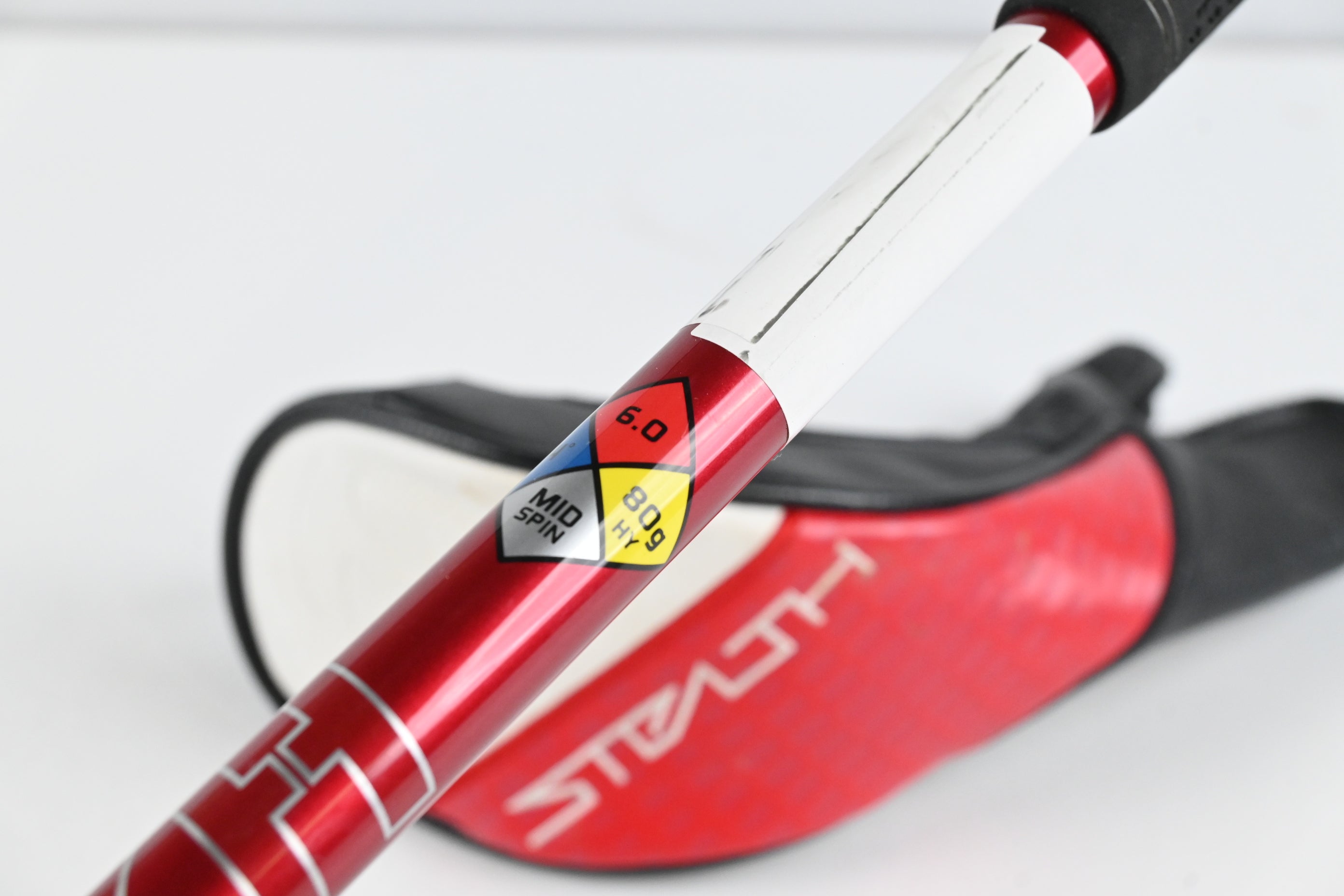 Taylormade Stealth 2 Plus #4 Hybrid / 22 Degree / Stiff Flex HZRDUS Smoke Red
