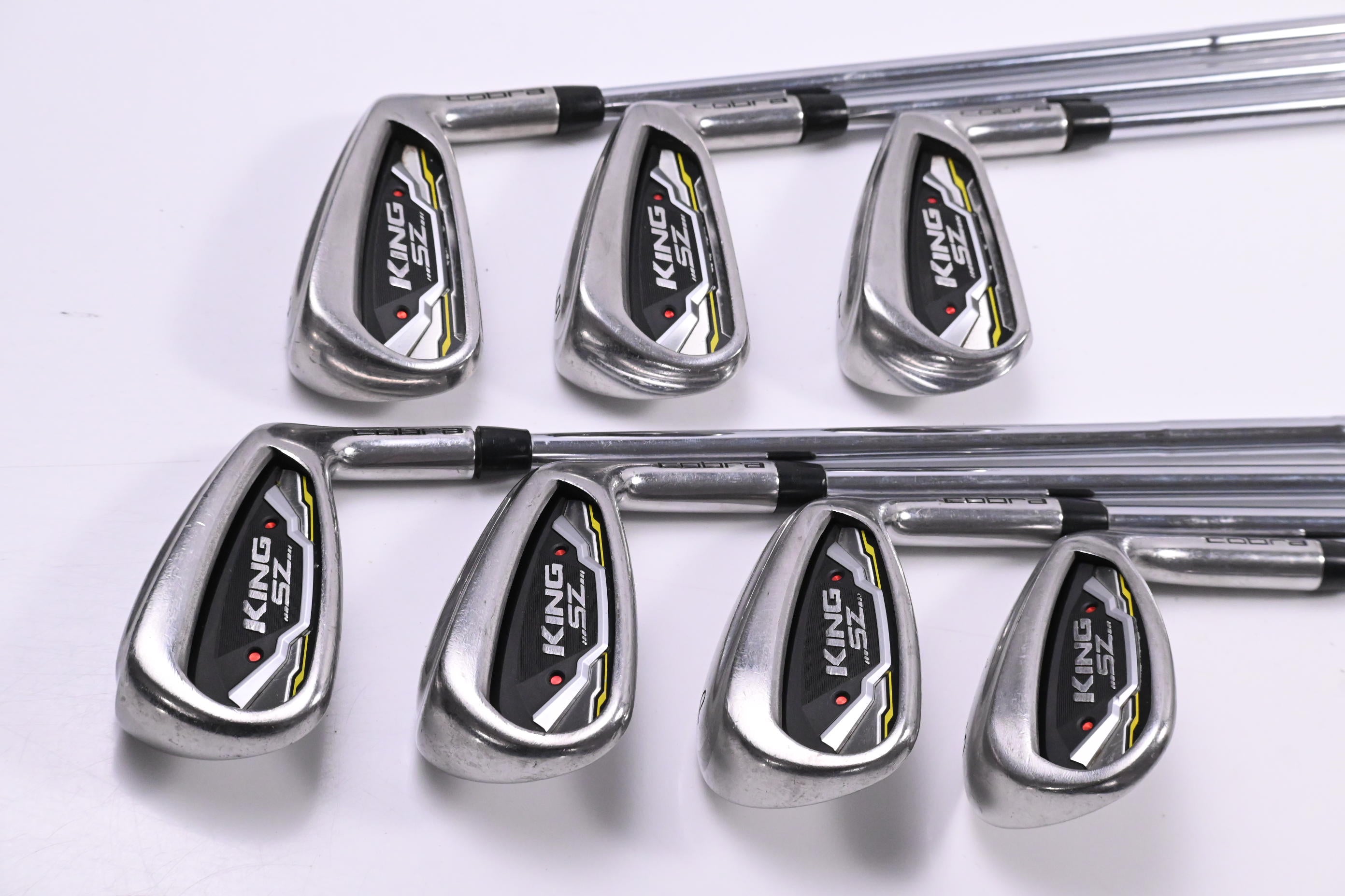 Cobra King Speedzone Irons / 5-PW+SW / Stiff Flex Cobra Shafts