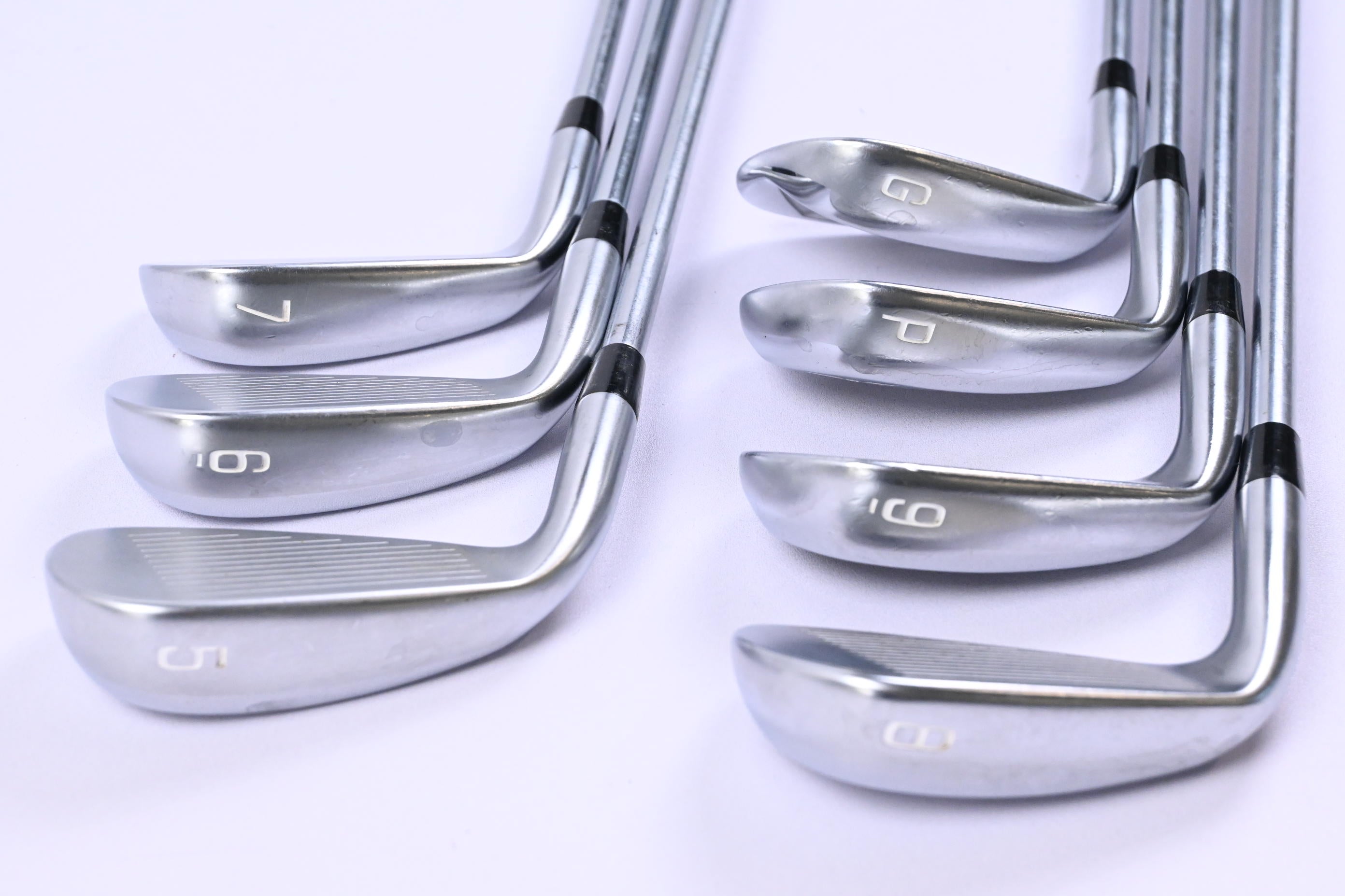 Mizuno JPX 923 Hot Metal Irons / 5-PW+GW / Stiff Flex Project X IO 110 Shafts