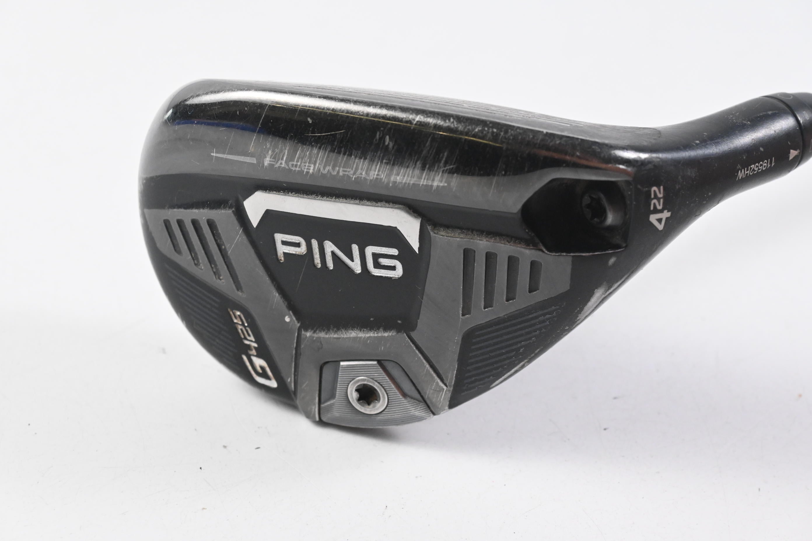 Ping G425 #4 Hybrid / 22 Degree / Regular Flex Ping Alta CB Slate 70 Shaft