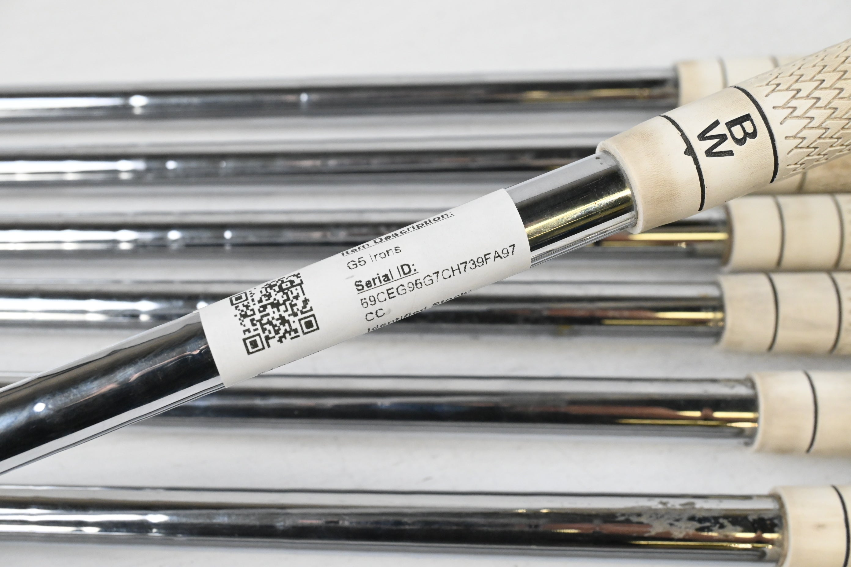 Ping G5 Irons / 4-PW+SW / Orange Dot / Regular Flex Steel Shafts