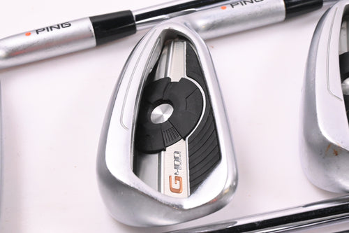 Ping G400 Irons / 5-PW+SW / Orange Dot / Regular Flex Ping AWT 2.0 Shafts