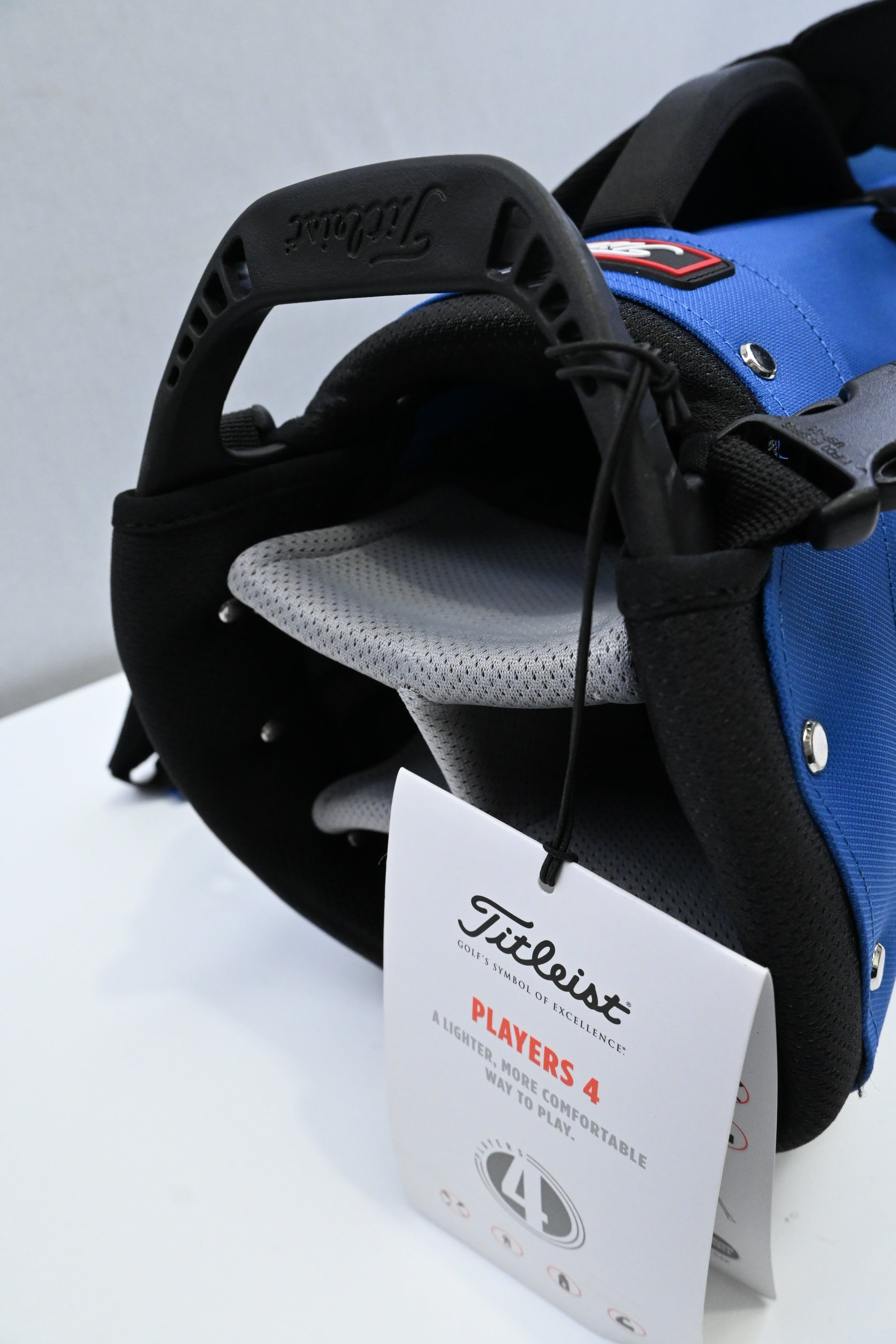 Titleist Players 4 Stand Bag / 4-Way / Blue, Grey