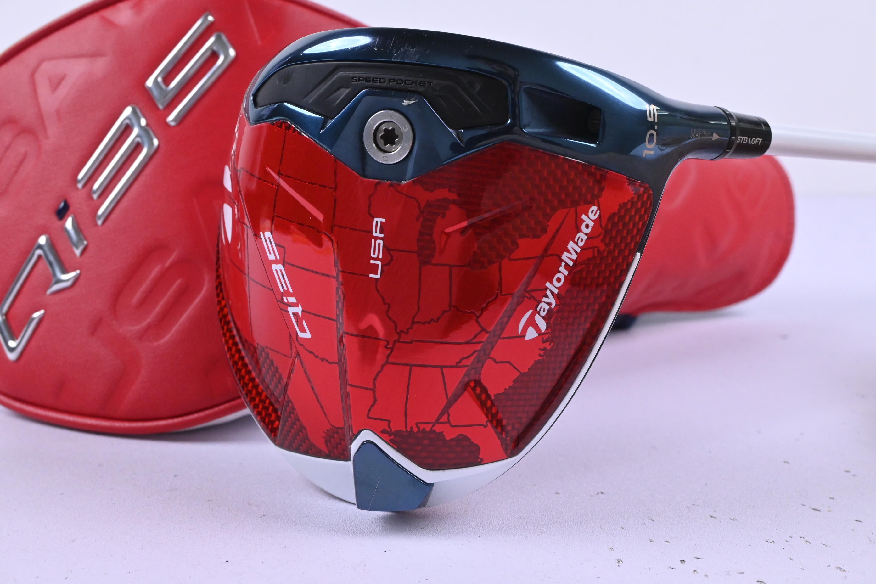 Taylormade Qi35 USA Driver / 10.5 Degree / Stiff Flex Fujikura AirSpeeder 50