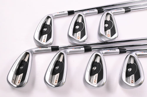 Ping G400 Irons / 5-PW+SW / Orange Dot / Regular Flex Ping AWT 2.0 Shafts