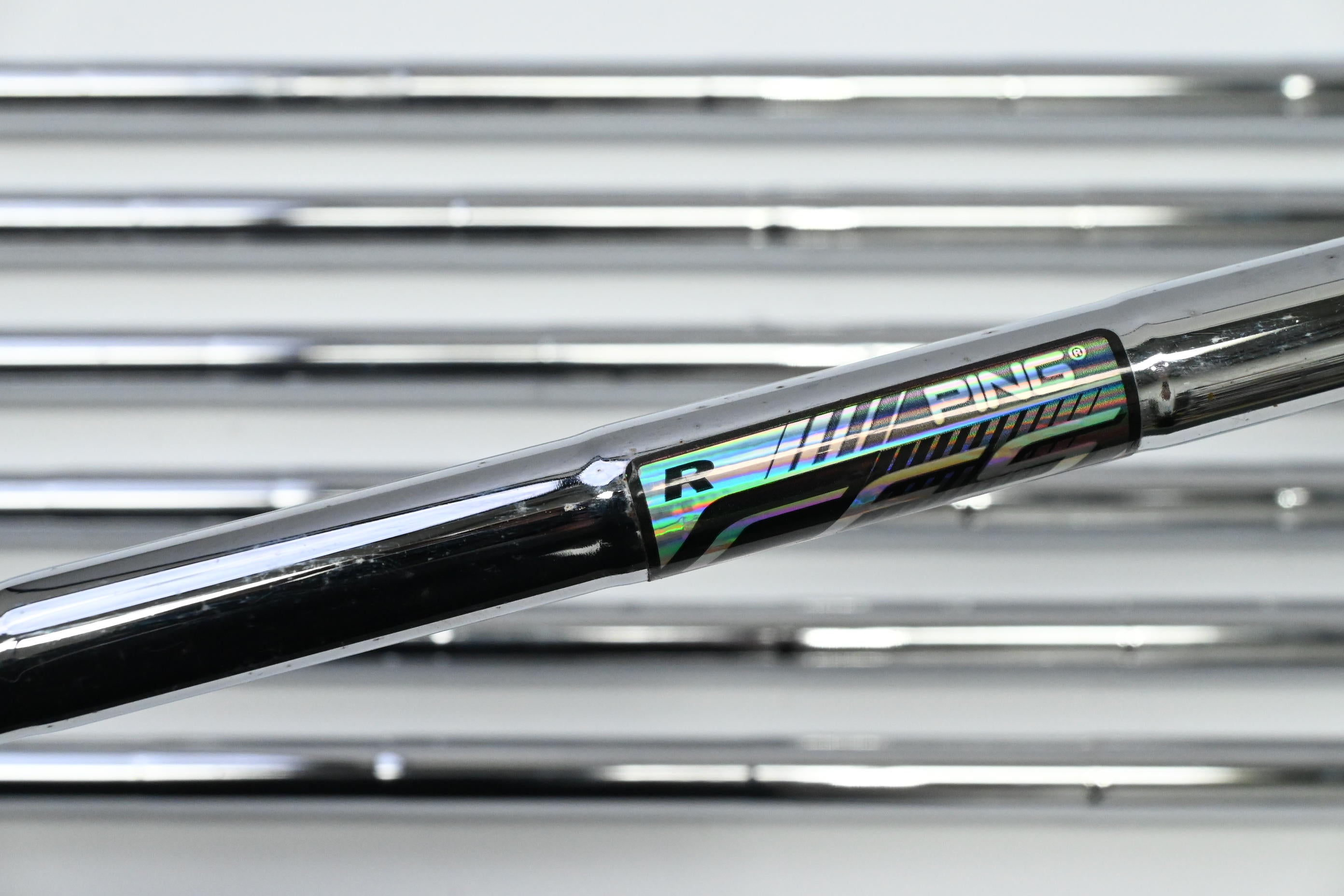 Ping i-Series E1 Irons / 4-PW / Blue Dot / Regular Flex Ping CFS Distance Shafts
