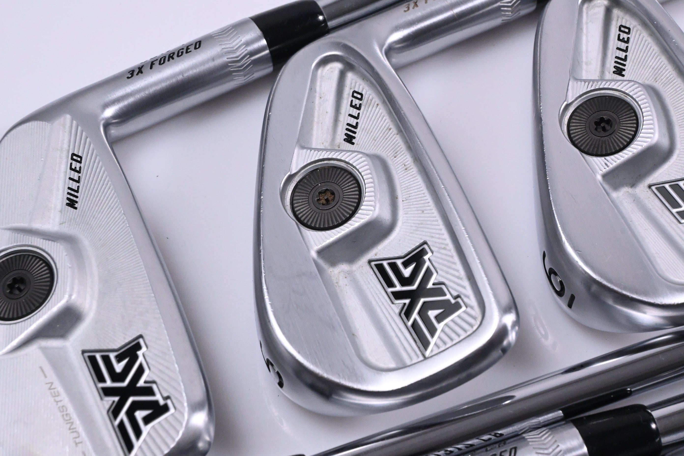 PXG 0317 T/CB Milled Irons / 4-PW / X-Flex KBS Tour 130 Shafts