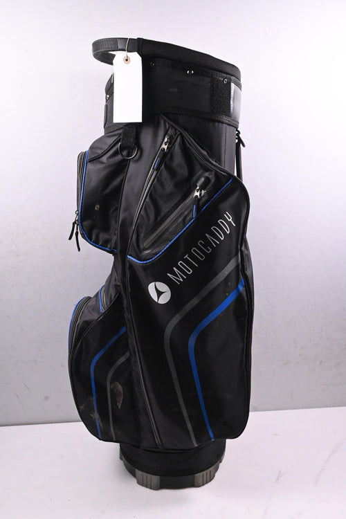 Motocaddy Lite Series Cart Bag / 14-Way Divider / Black, Blue