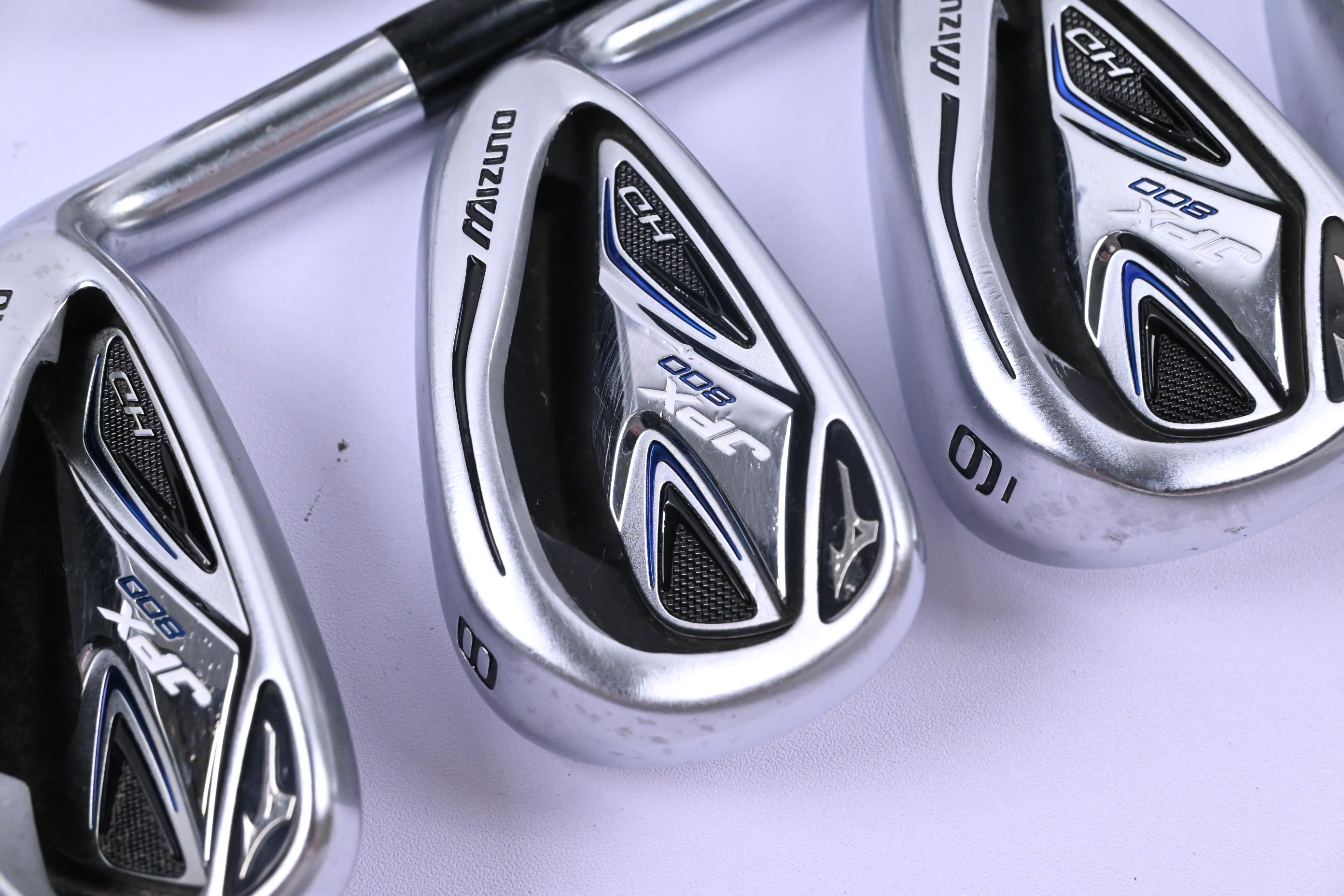 Mizuno JPX 800 HD/JPX Fli-Hi Combo Irons / 4-PW / Regular Flex Orochi 65 Shafts