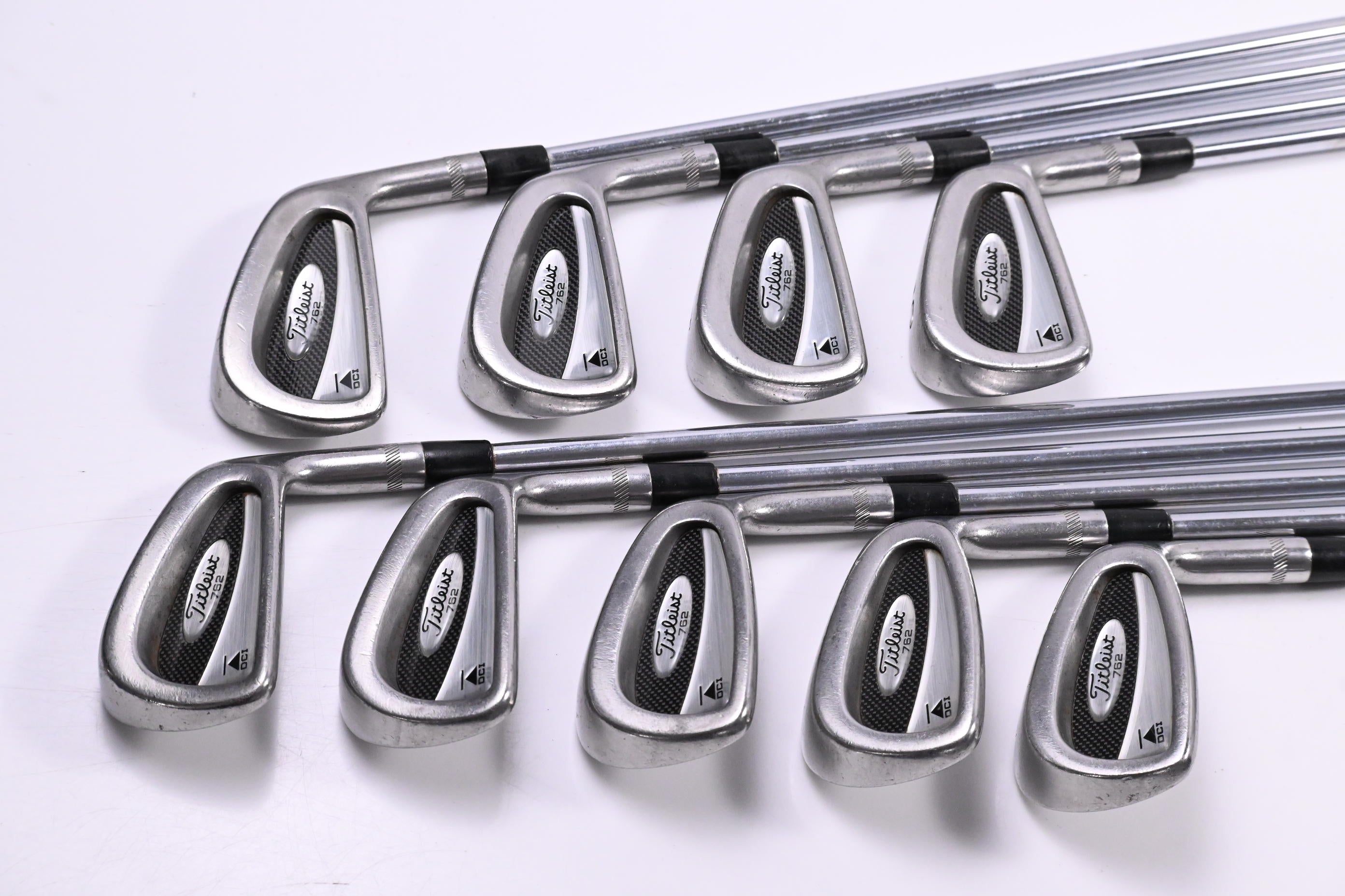 Titleist DCI Black 762 Irons / 2-PW / Stiff Flex Titleist Shaft
