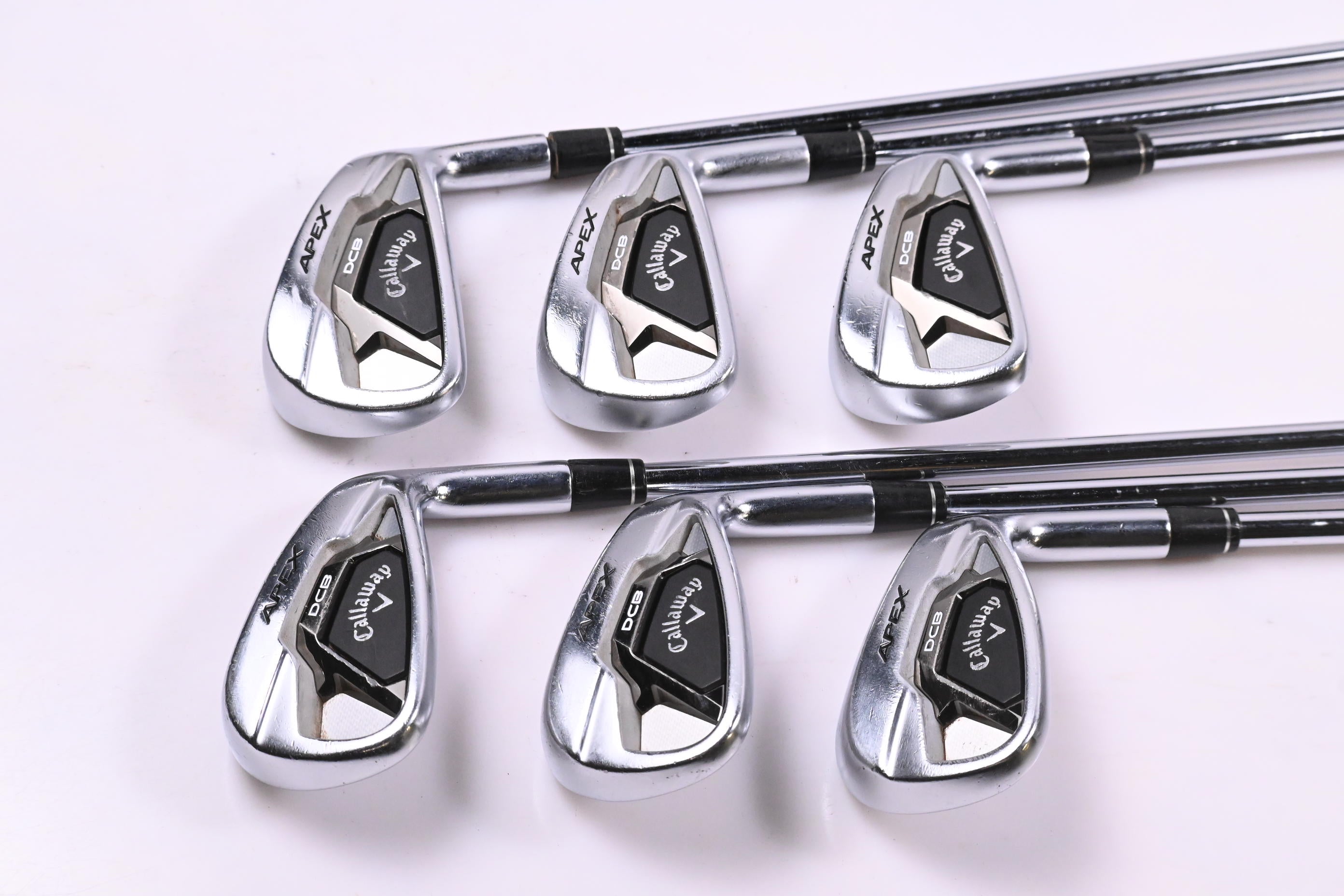 Callaway Apex DCB Irons / 5-PW / Stiff Flex Rifle Tour Flighted 105 Shafts