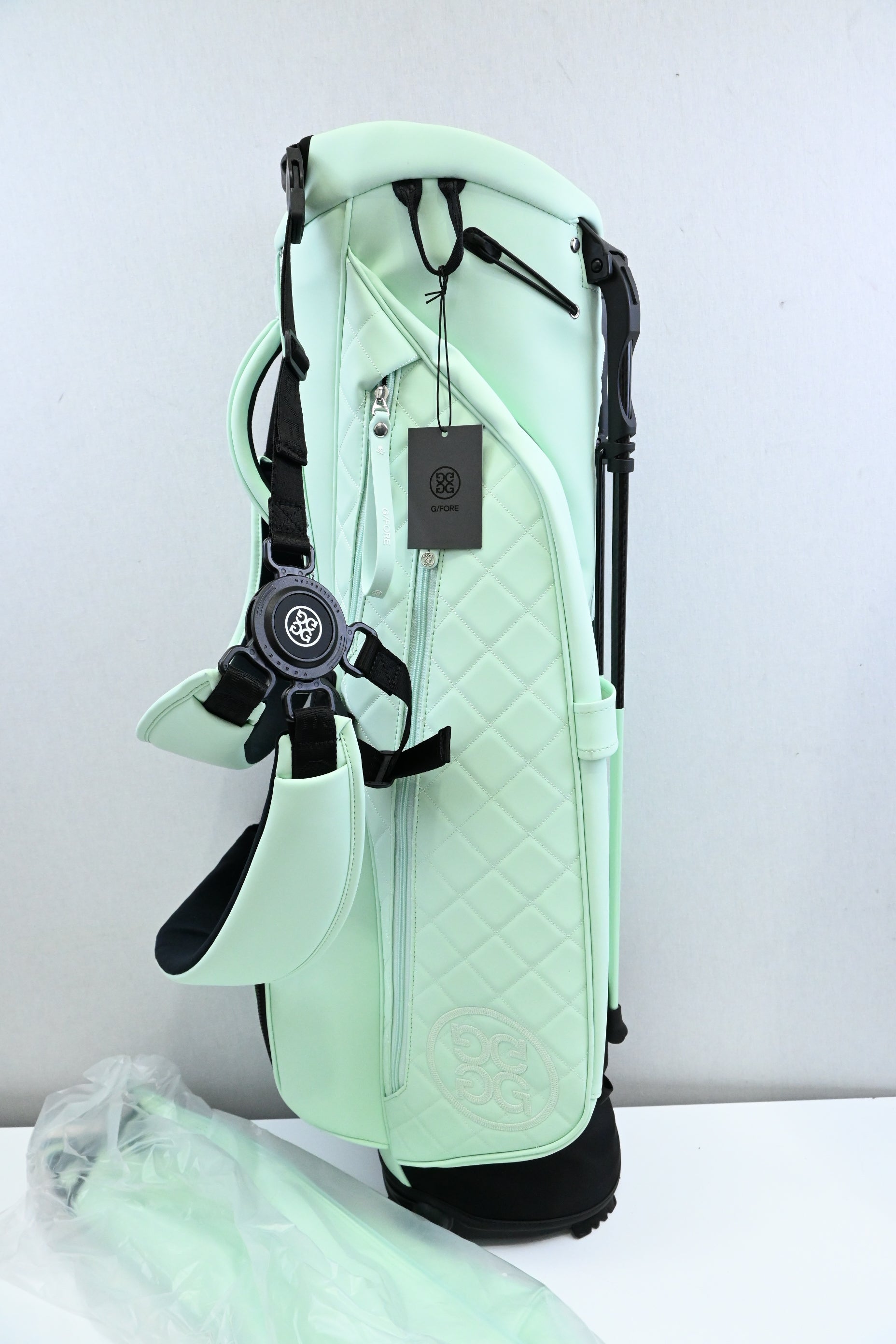 G/FORE Daytona Stand Bag / 4-Way / Mint, Black