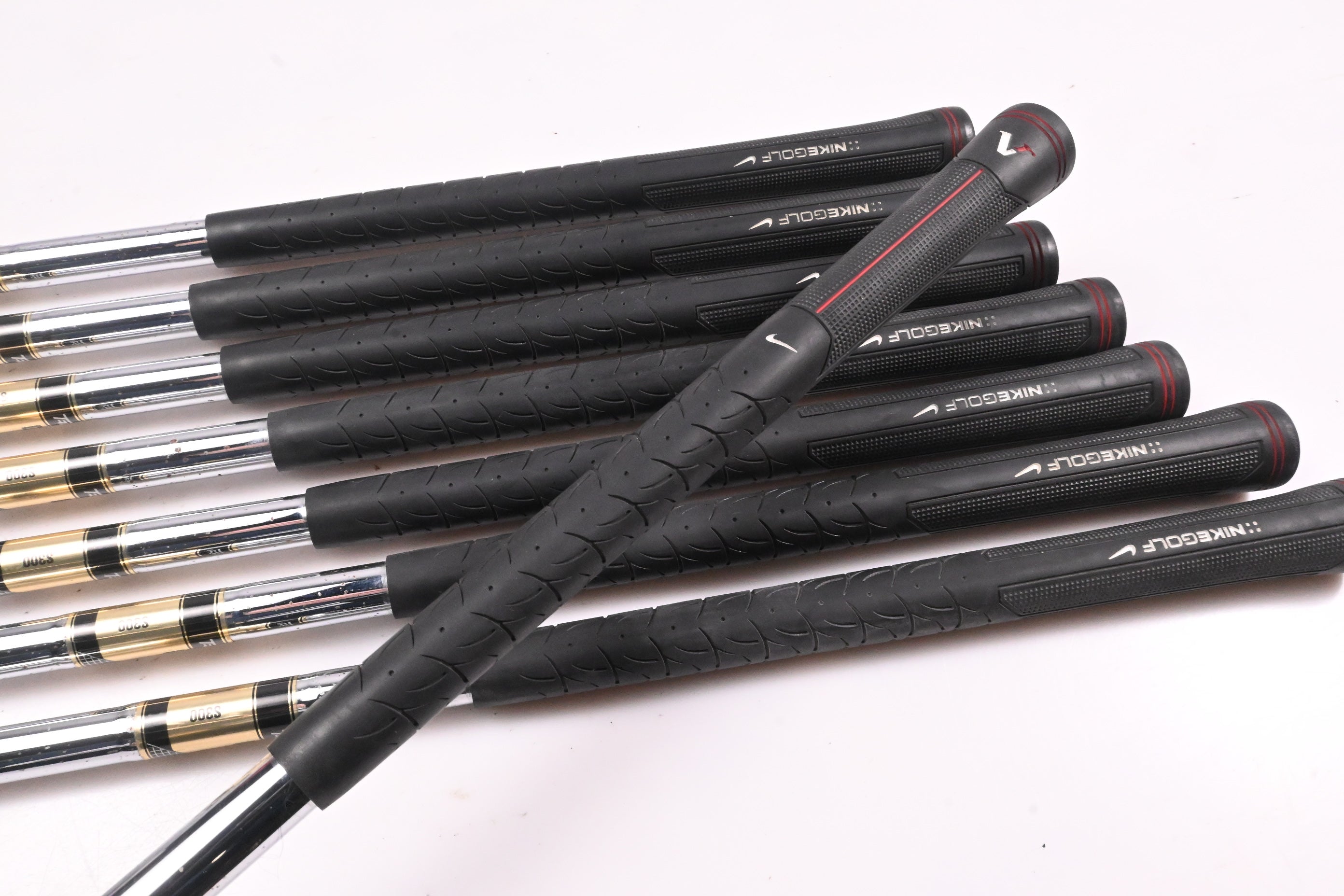 Nike VR Full Cavity Irons / 4-PW+SW / Stiff Flex Dynamic Gold HL Shafts