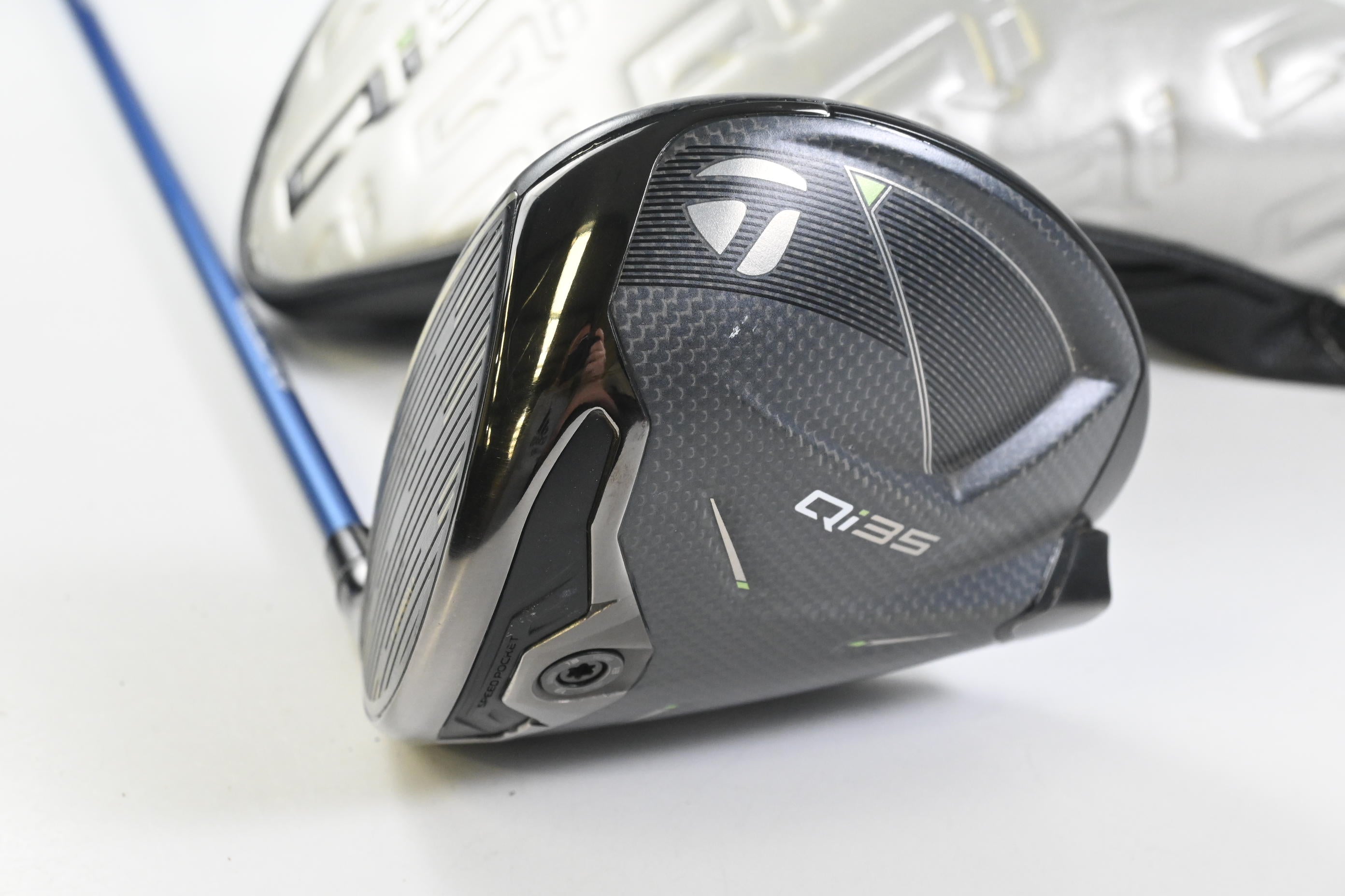 Left Hand Taylormade Qi35 Driver / 10.5 Degree / Stiff Flex Ventus Blue Velocore