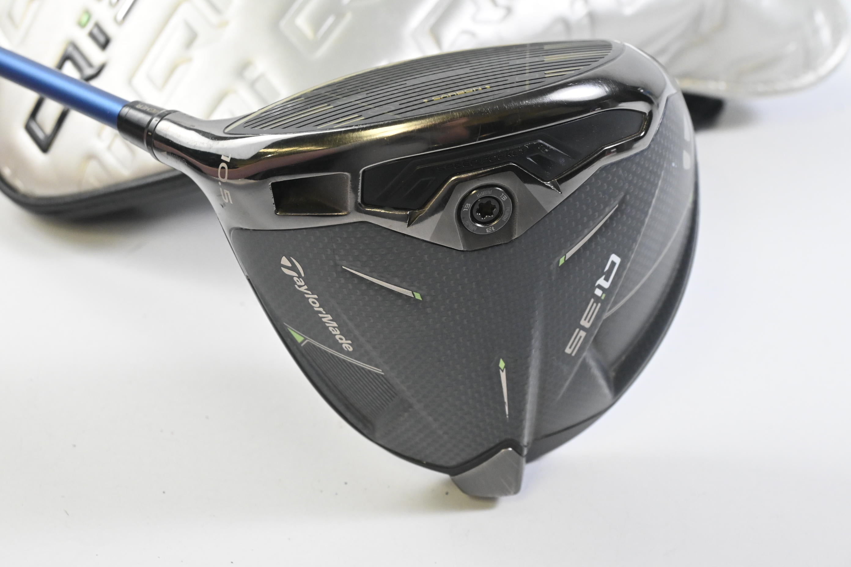 Left Hand Taylormade Qi35 Driver / 10.5 Degree / Stiff Flex Ventus Blue Velocore