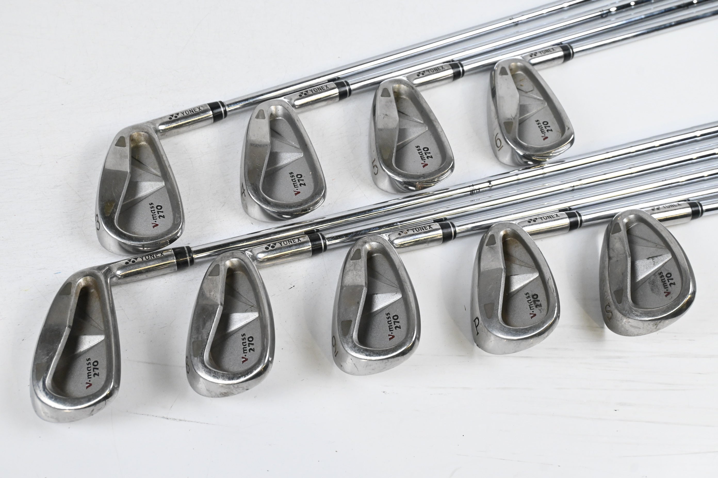 Yonex V-Mass 270 Irons / 3-PW+SW / Uniflex Yonex V-mass 270 Shafts