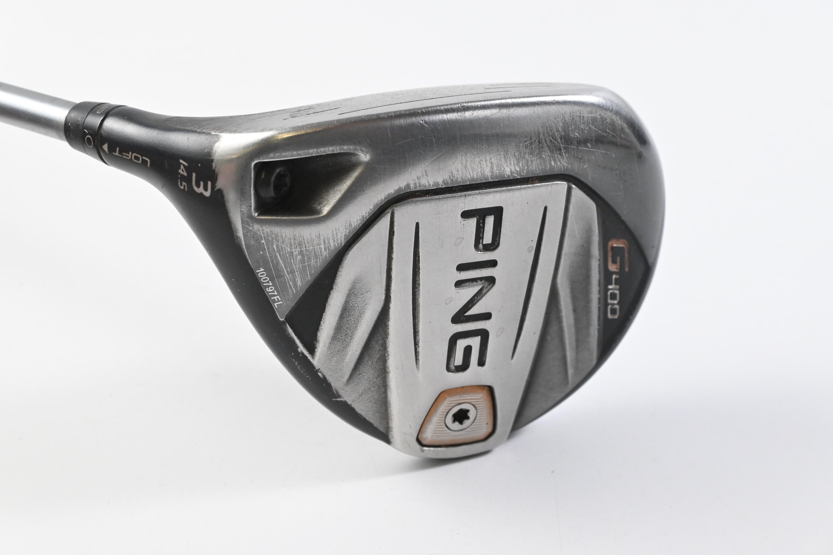 Ladies Left Hand Ping G400 #3 Wood / 14.5 Degree / Ladies Flex Fujikura Sakura