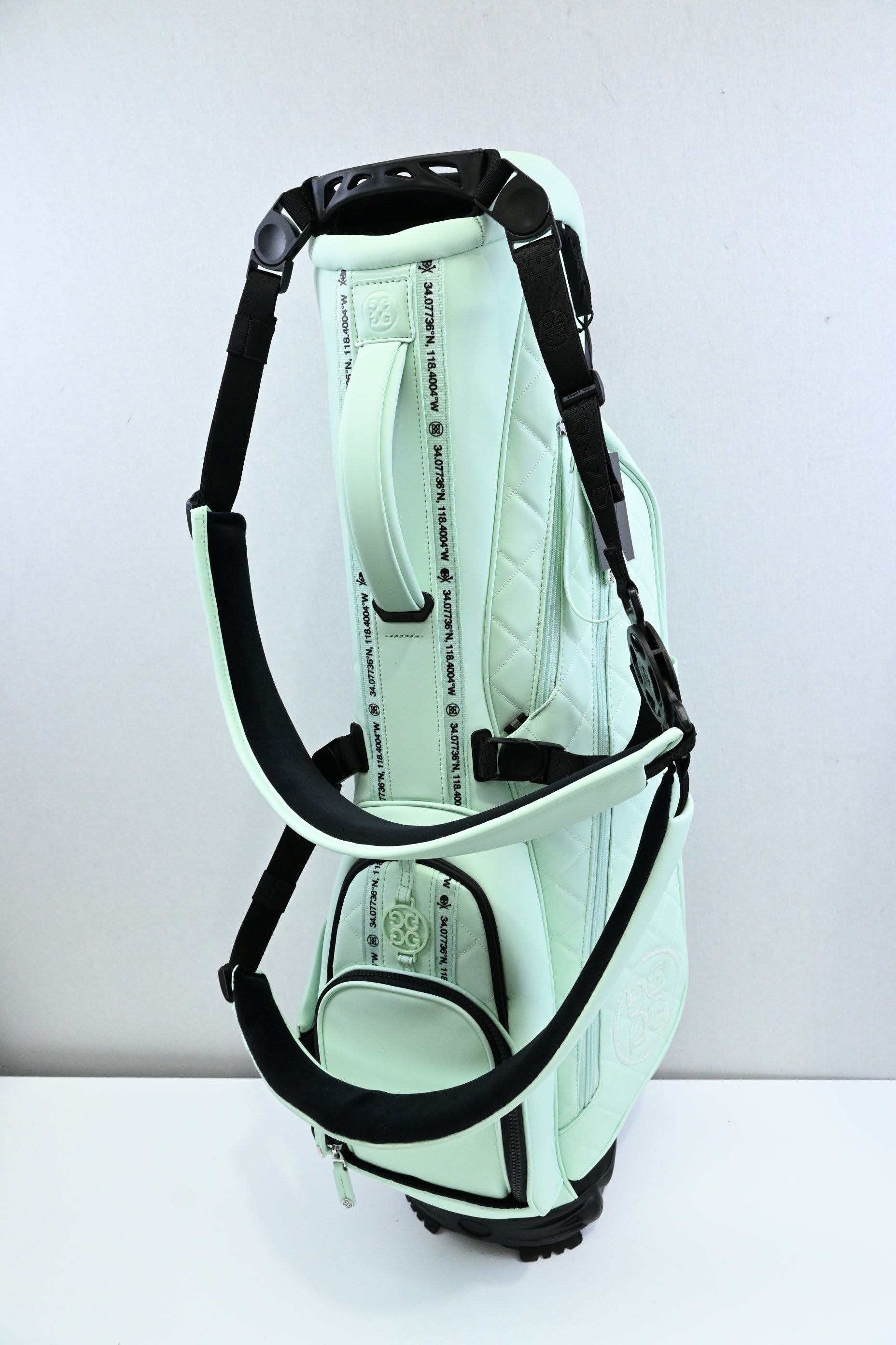 G/FORE Daytona Stand Bag / 4-Way / Mint, Black