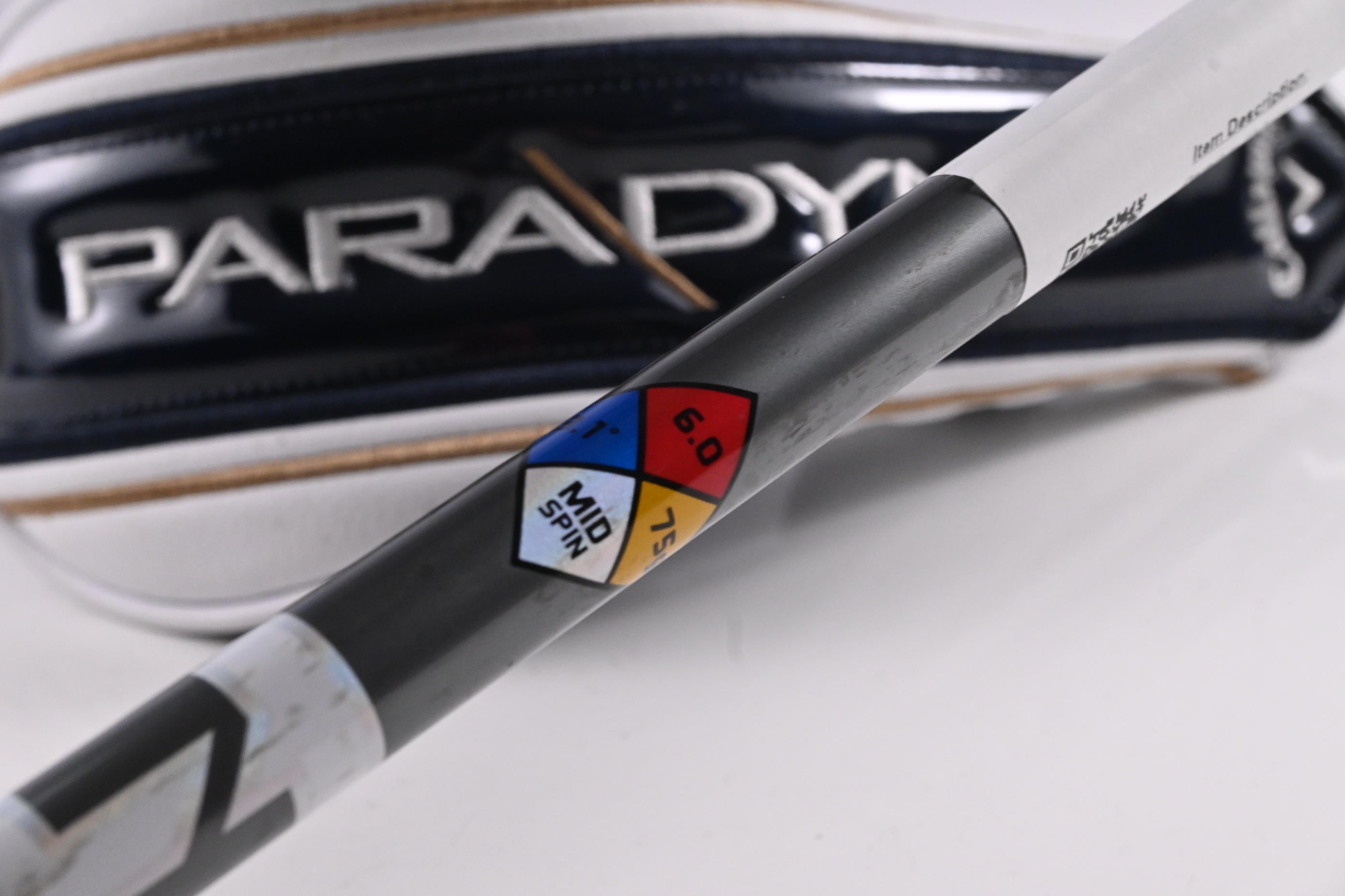 Callaway Paradym #3 Hybrid / 18 Degree / Stiff Flex HZRDUS Silver 75 Shaft