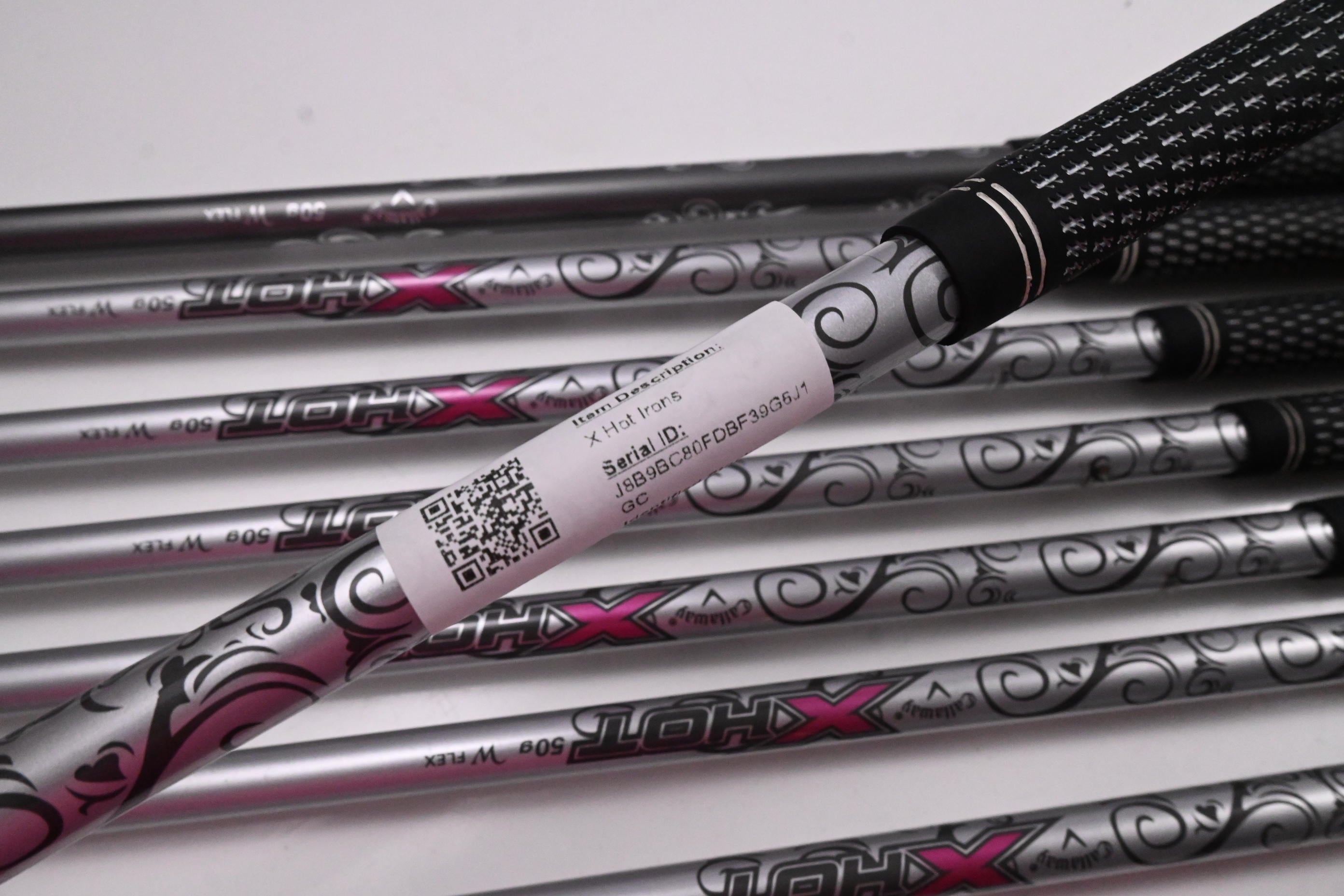 Ladies Callaway X Hot Irons / 4-PW+SW / Ladies Flex Callaway 50 Shafts