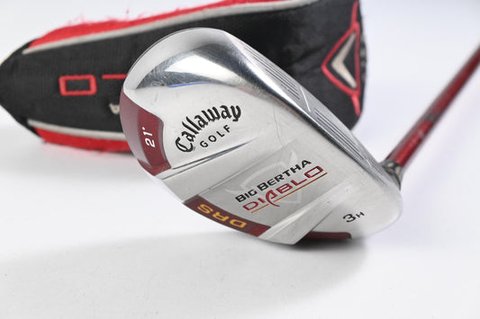 Callaway Big Bertha Diablo #3 Hybrid / 21 Degree / Stiff Flex Callaway 60 Shaft