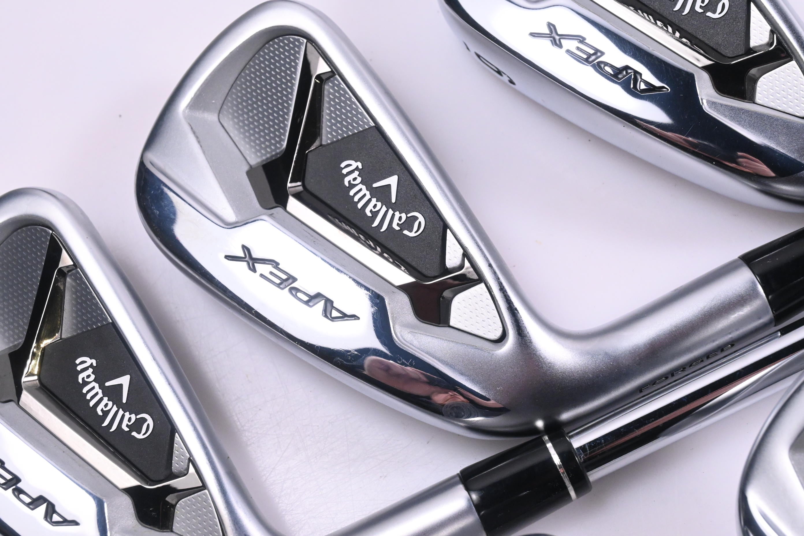 Left Hand Callaway Apex 21 Irons / 4-PW / Regular Flex Elevate MPH 95 Shafts