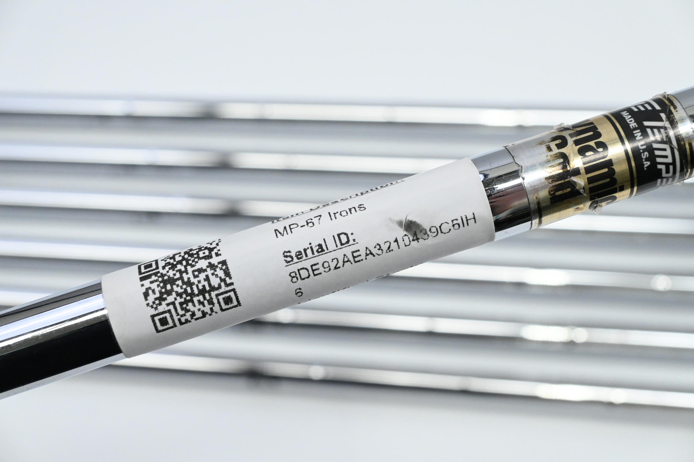 Mizuno MP-67 Irons / 3-9 / Regular Flex Dynamic Gold R300 Shafts