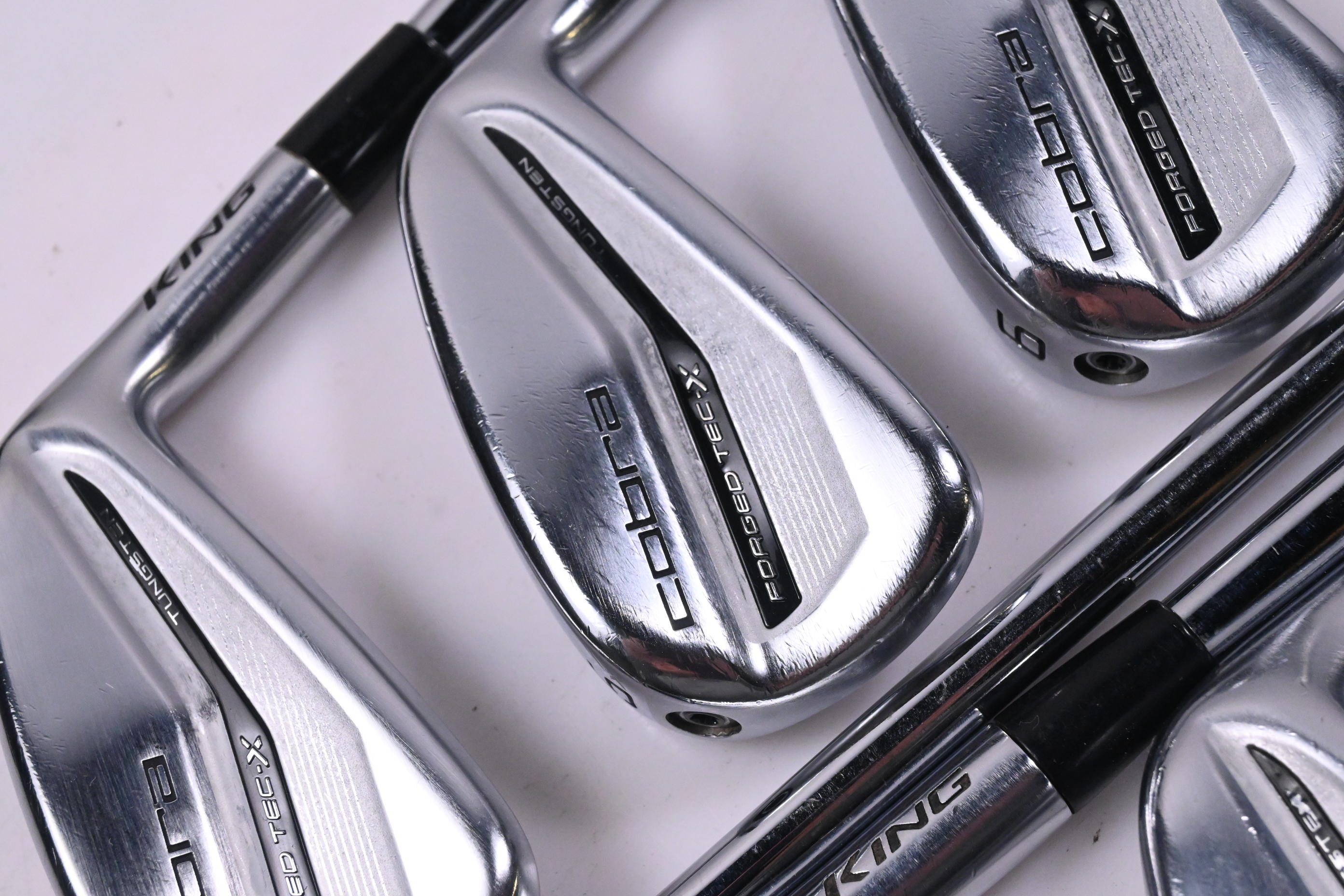 Cobra Forged Tec X 2022 Irons / 4-PW / Stiff Flex KBS $-Taper 120 Shafts