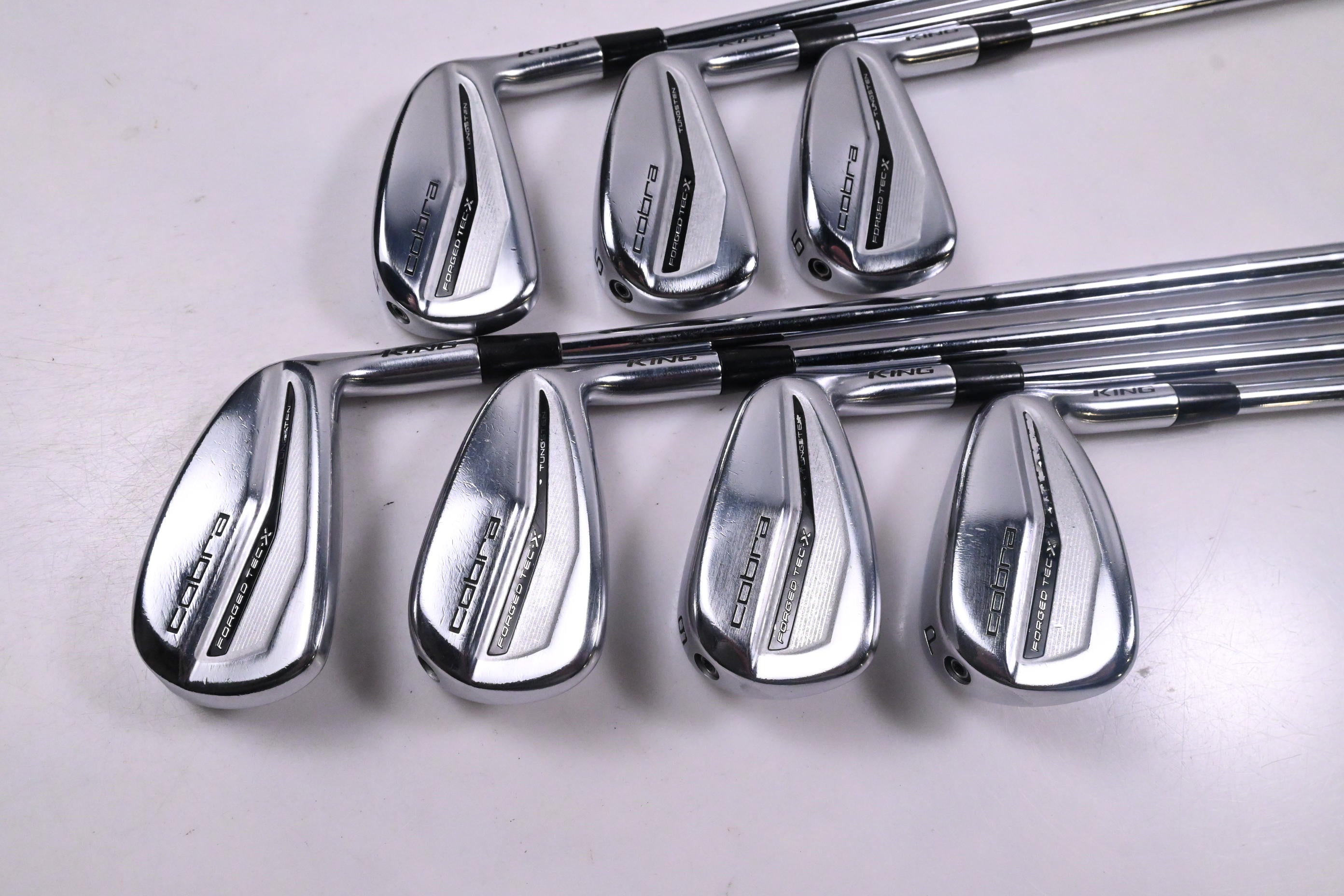 Cobra Forged Tec X 2022 Irons / 4-PW / Stiff Flex KBS $-Taper 120 Shafts