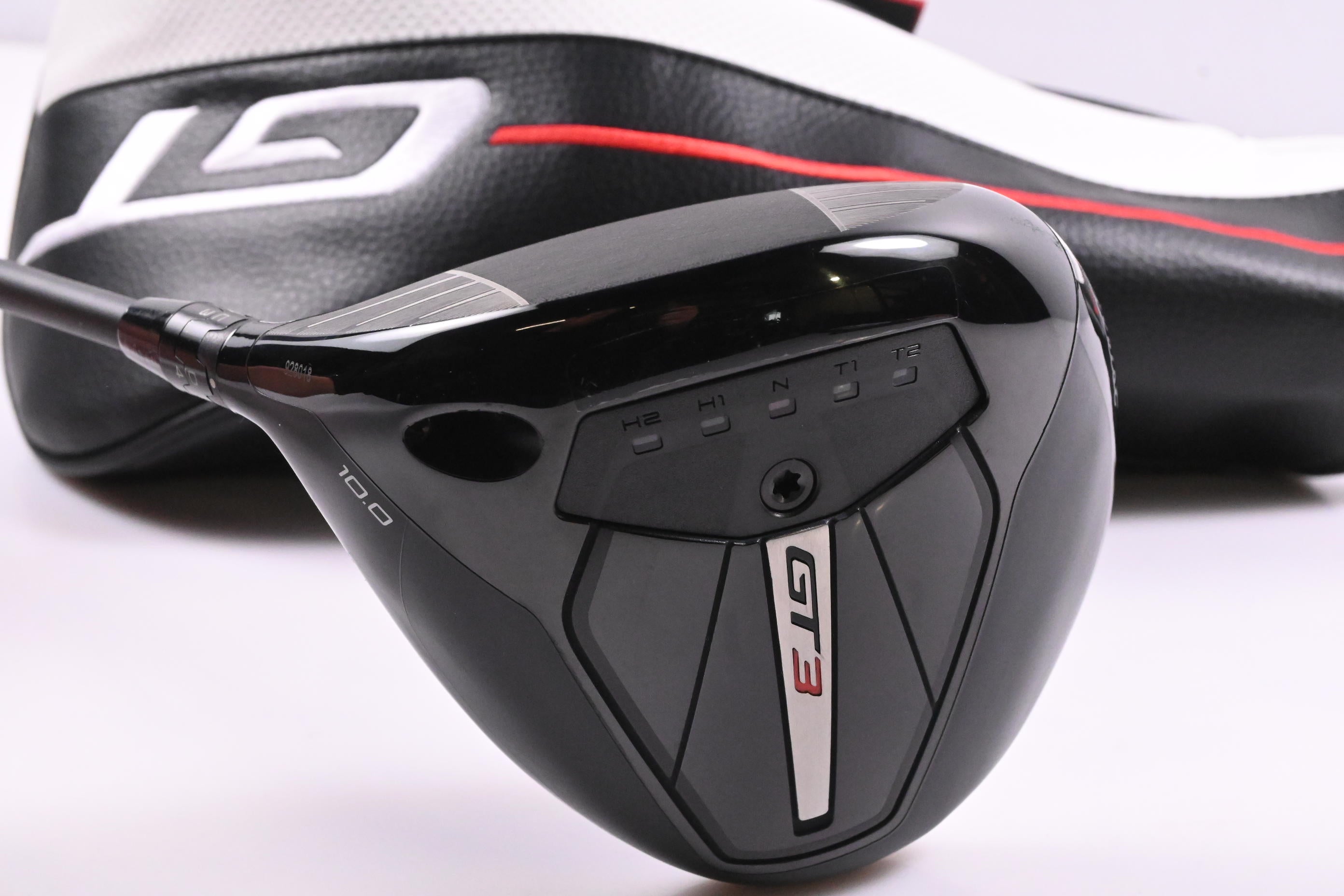 Left Hand Titleist GT3 Driver / 10 Degree / Stiff Flex Hzrdus Gen5 Black 60