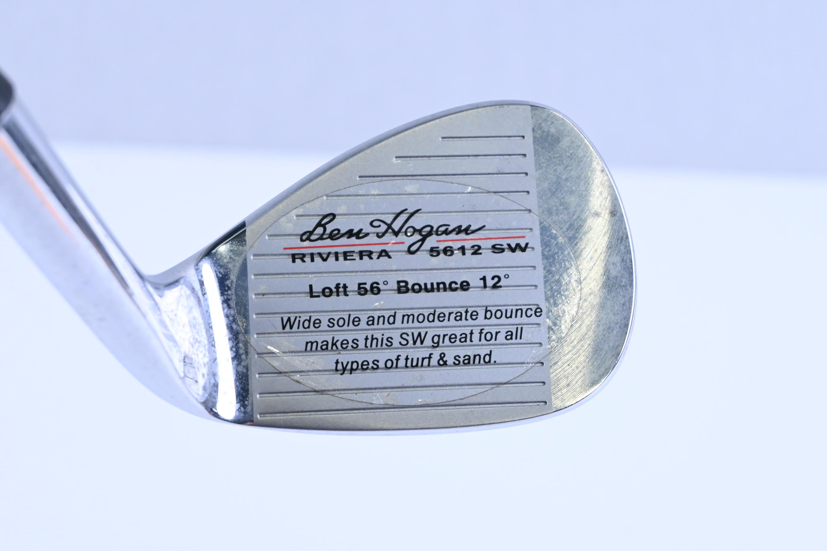 Left Hand Ben Hogan Riviera Sand Wedge / 56 Degree / Wedge Flex Steel Shaft