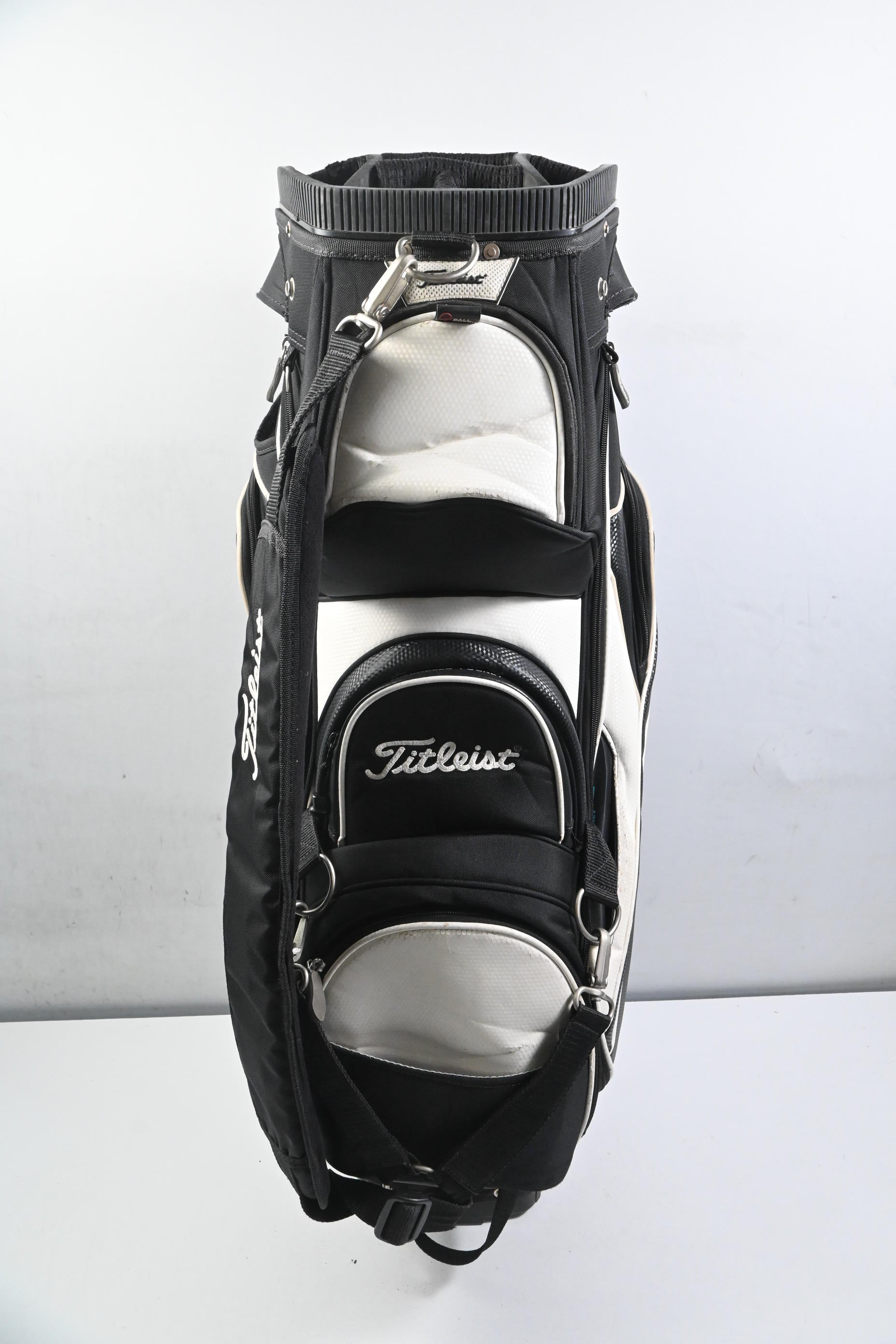 Titleist Cart Bag / 14-Way Divider / Black, White