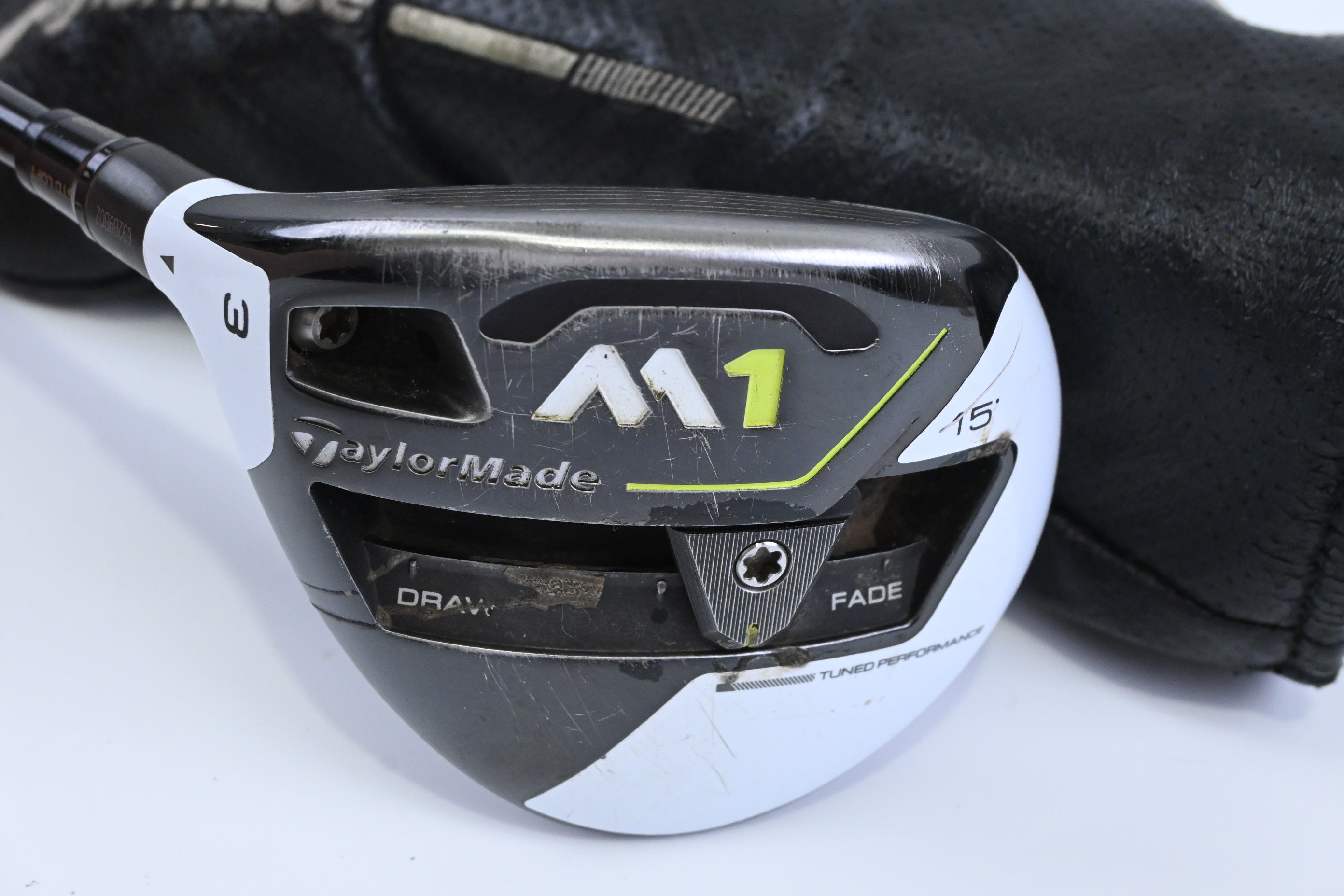 Left Hand Taylormade M1 2017 #3 Wood / 15 Degree / Regular Flex Kuro Kage Silver
