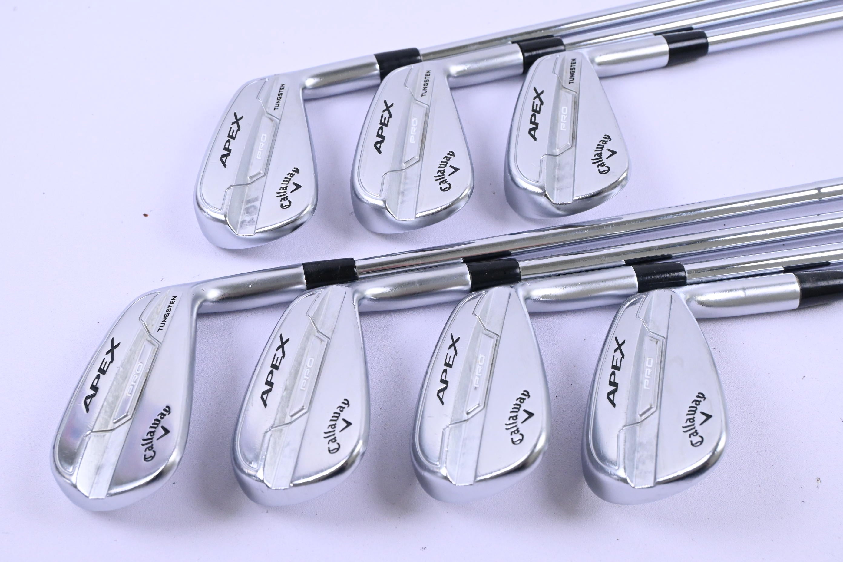 Callaway Apex Pro 21 Irons / 4-PW / Stiff Flex Elevate ETS 115 Shafts
