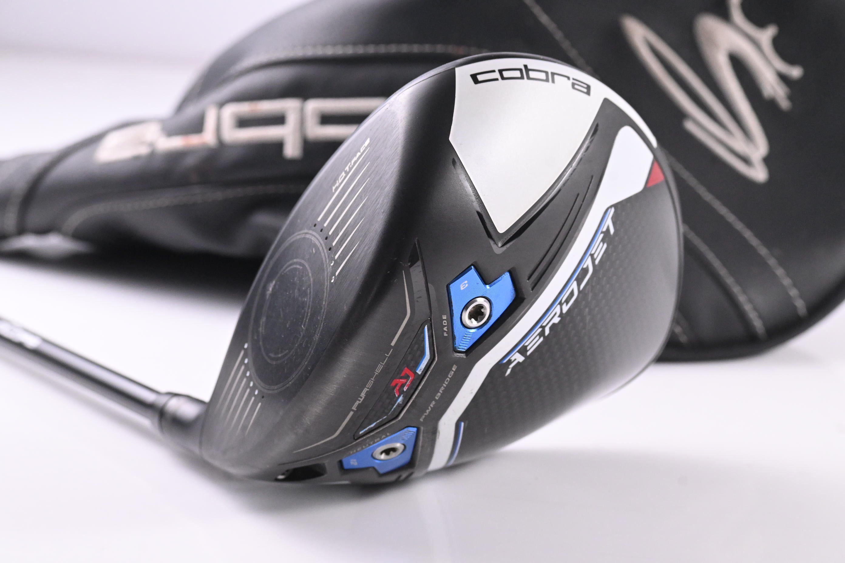Left Hand Cobra Aerojet LS Driver / 9 Degree / Stiff Flex Fujikura Ventus Black