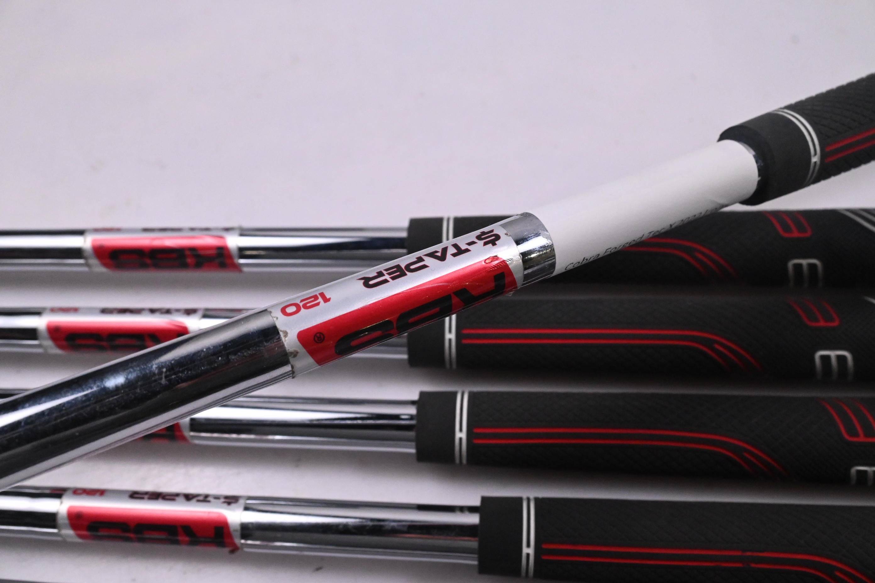 Cobra Forged Tec X 2022 Irons / 4-PW / Stiff Flex KBS $-Taper 120 Shafts