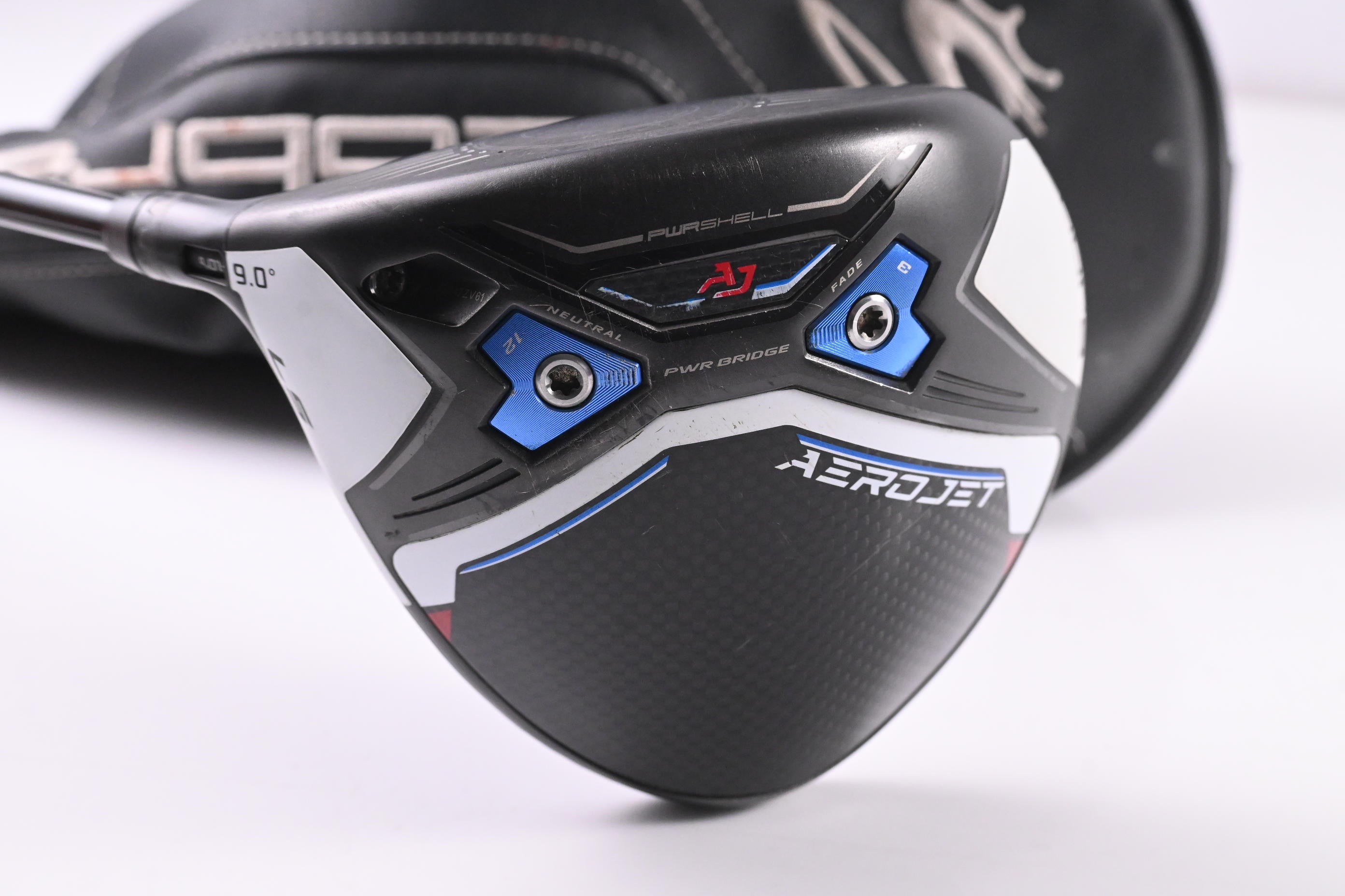 Left Hand Cobra Aerojet LS Driver / 9 Degree / Stiff Flex Fujikura Ventus Black