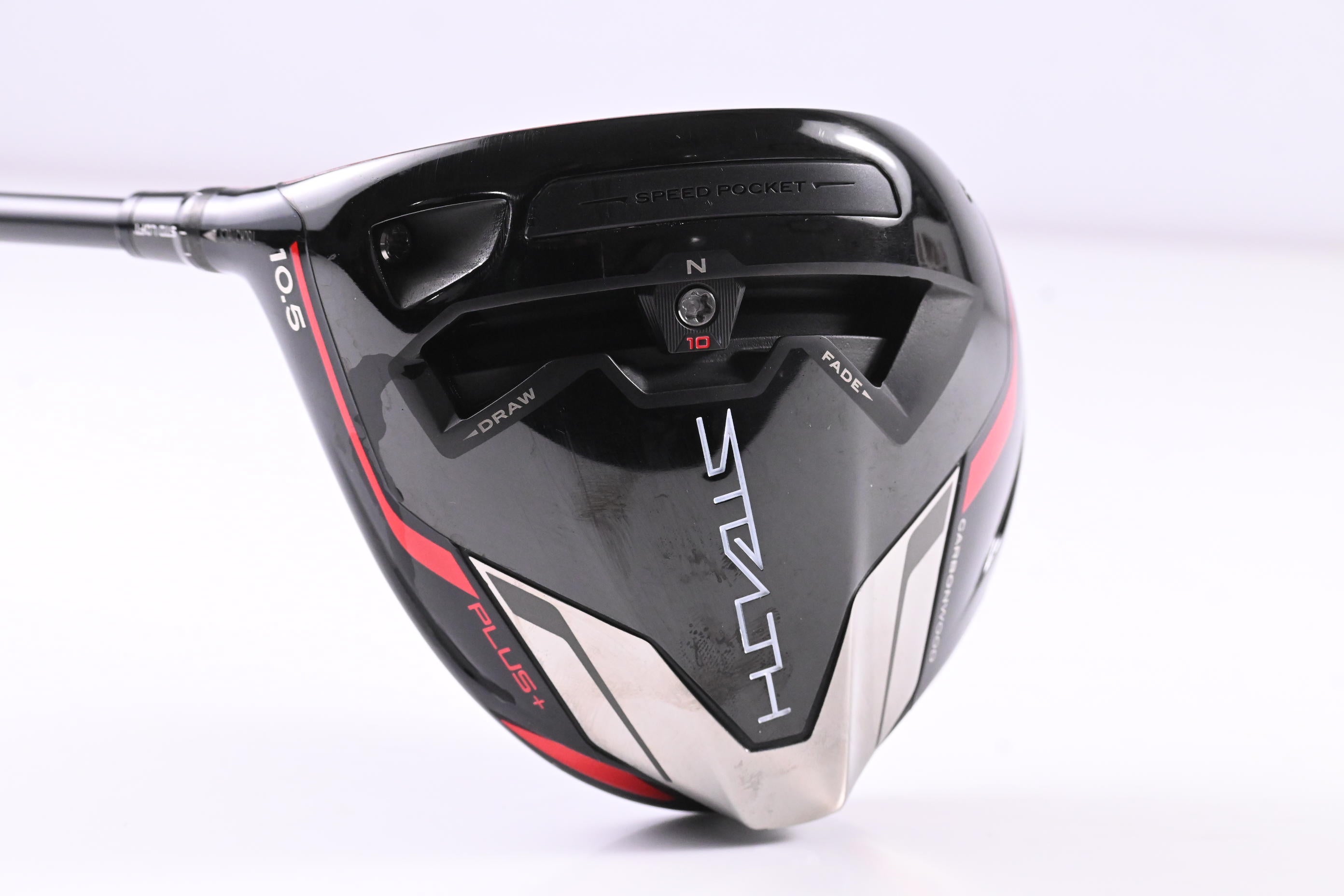 Left Hand Taylormade Stealth Plus Driver / 10.5 Degree / Regular Flex UST Helium