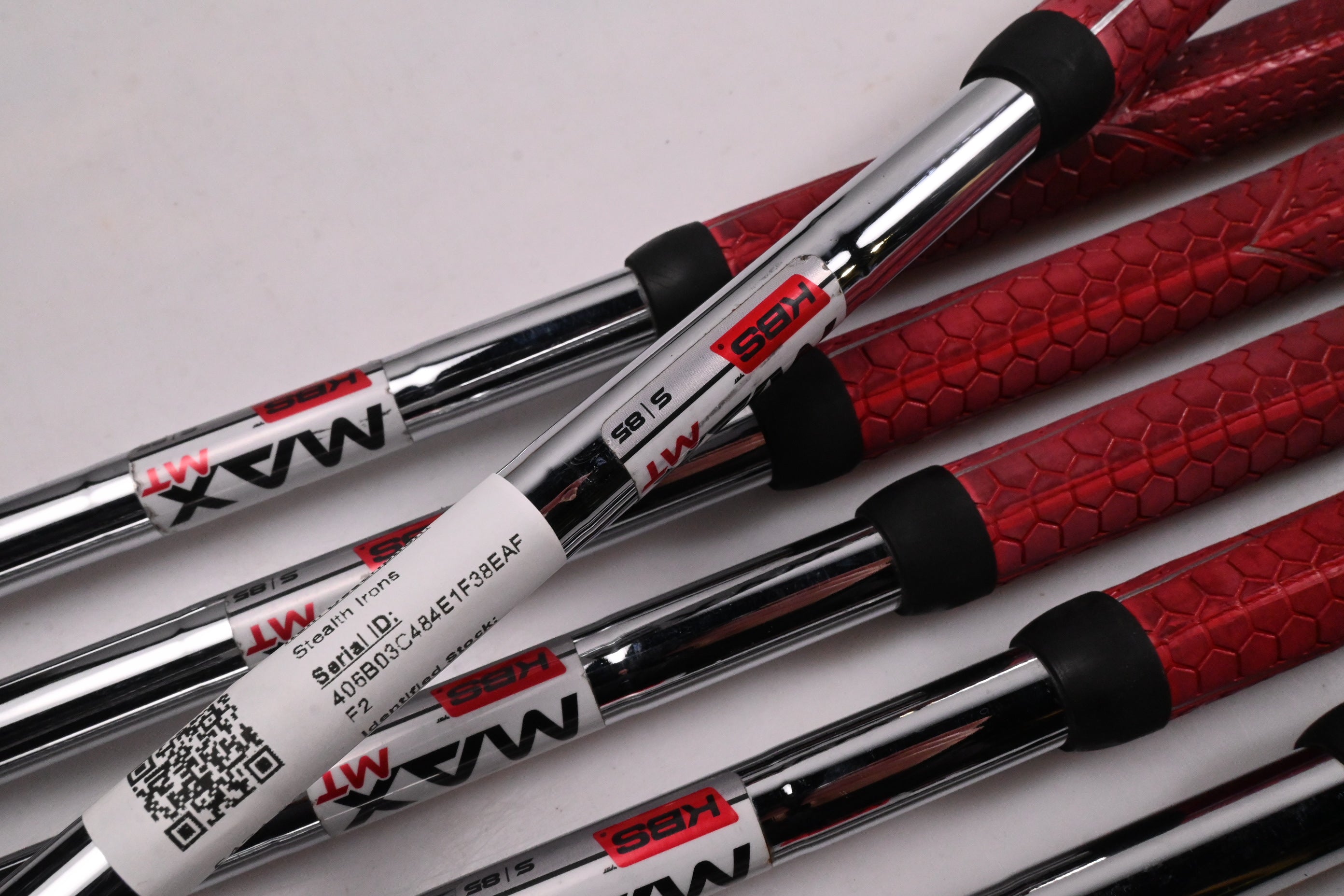 Taylormade Stealth Irons / 5-PW / Stiff Flex KBS Max MT 85 Shafts