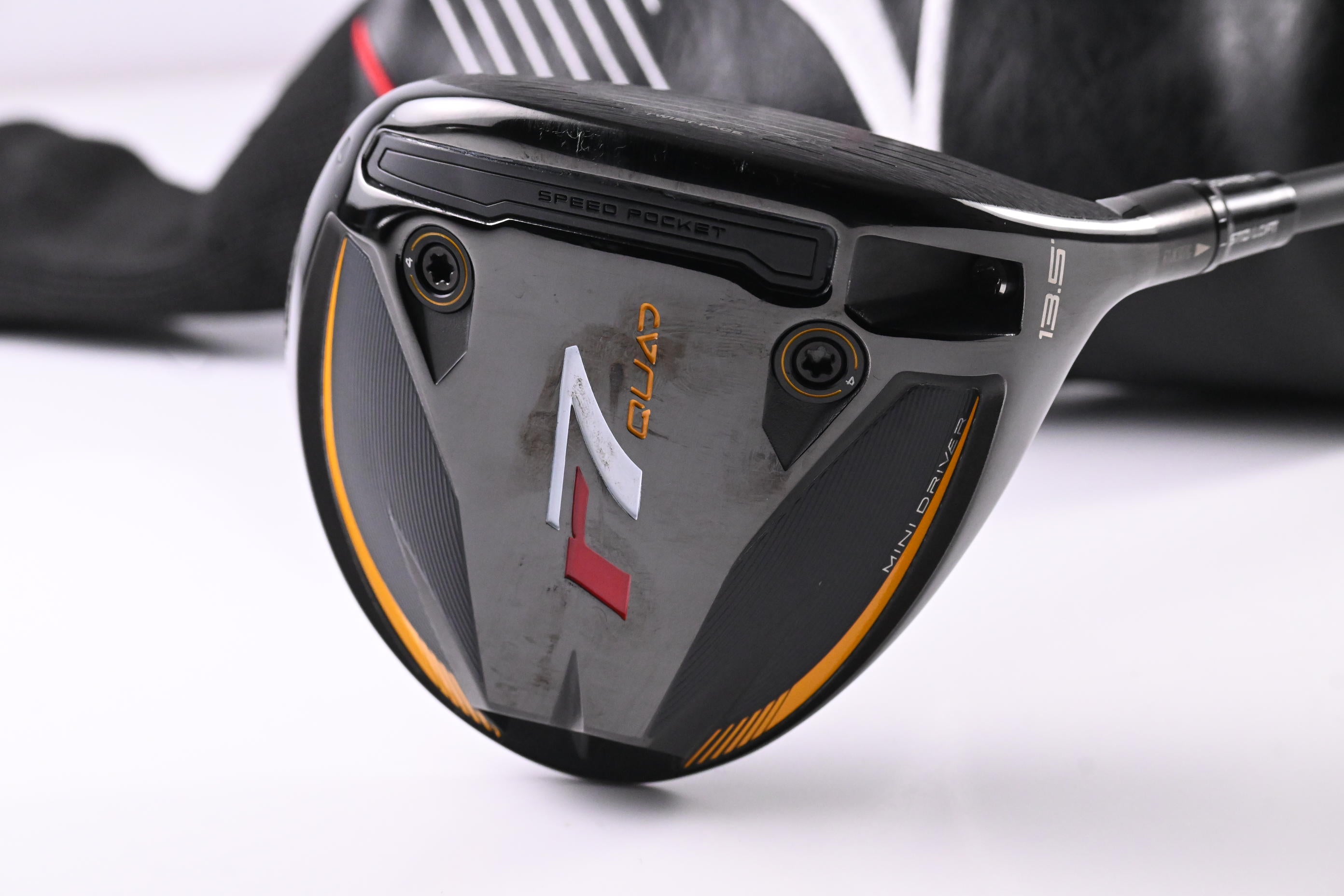 Taylormade R7 Quad Mini Driver / 13.5 Degree / X-Flex HZRDUS Gen5 Black 70 Shaft