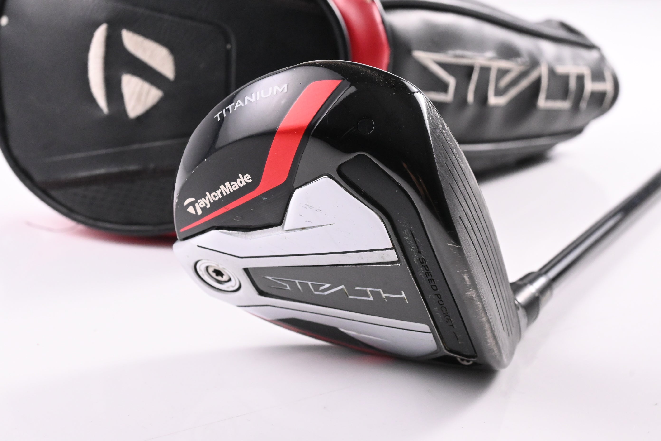 Taylormade Stealth Plus #3 Wood / 15 Degree / Stiff Flex HZRDUS Smoke RDX Red 75