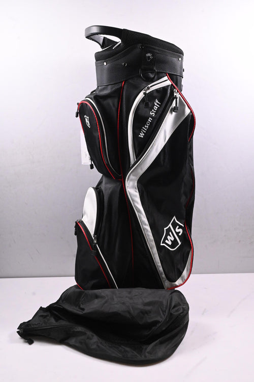Wilson Staff Cart Bag / 14-Way Divider / Black, White, Red