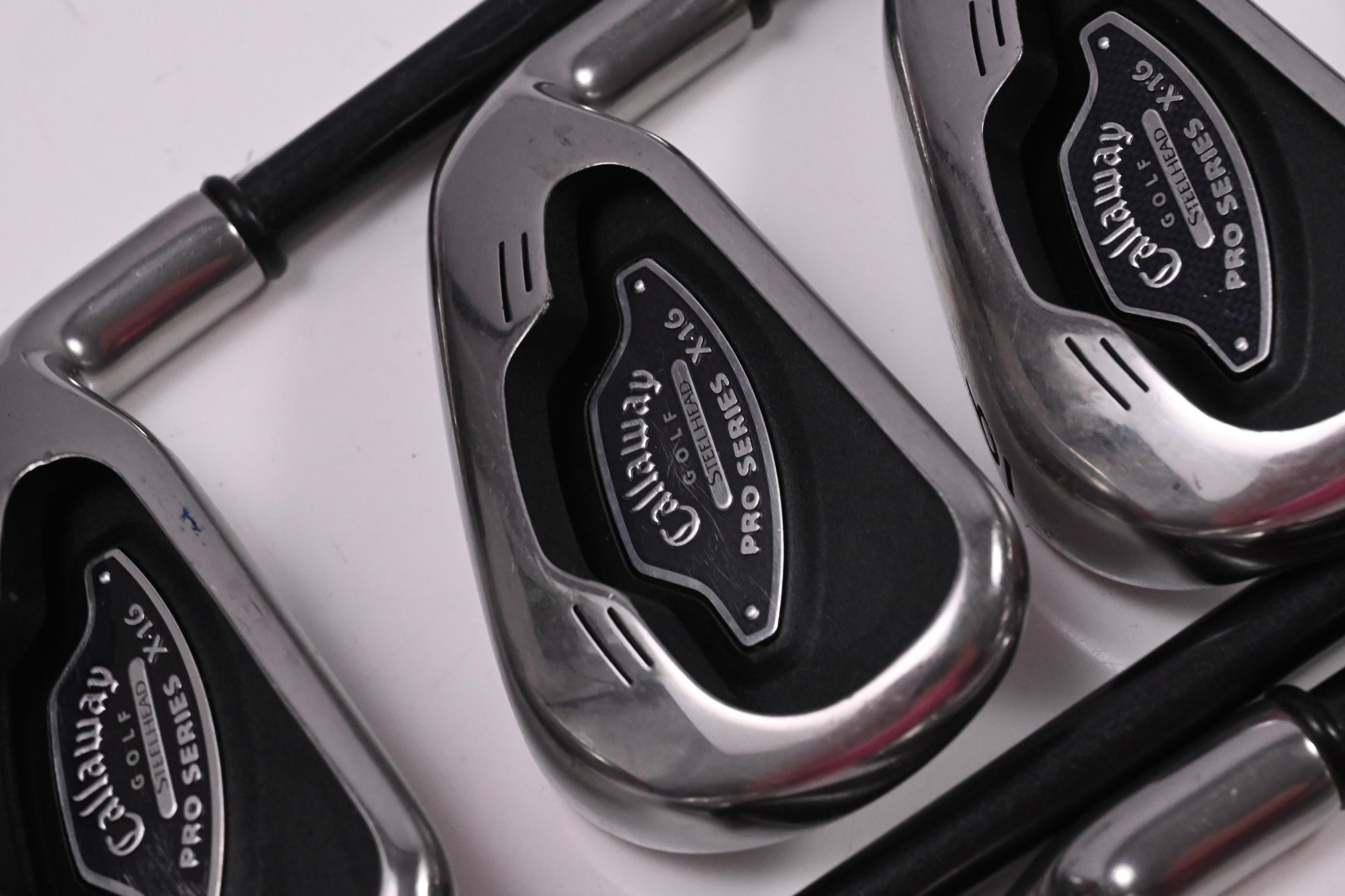 Callaway X-16 Pro Series Irons / 4-PW+SW / Regular Flex Callaway RCH M75 Shafts