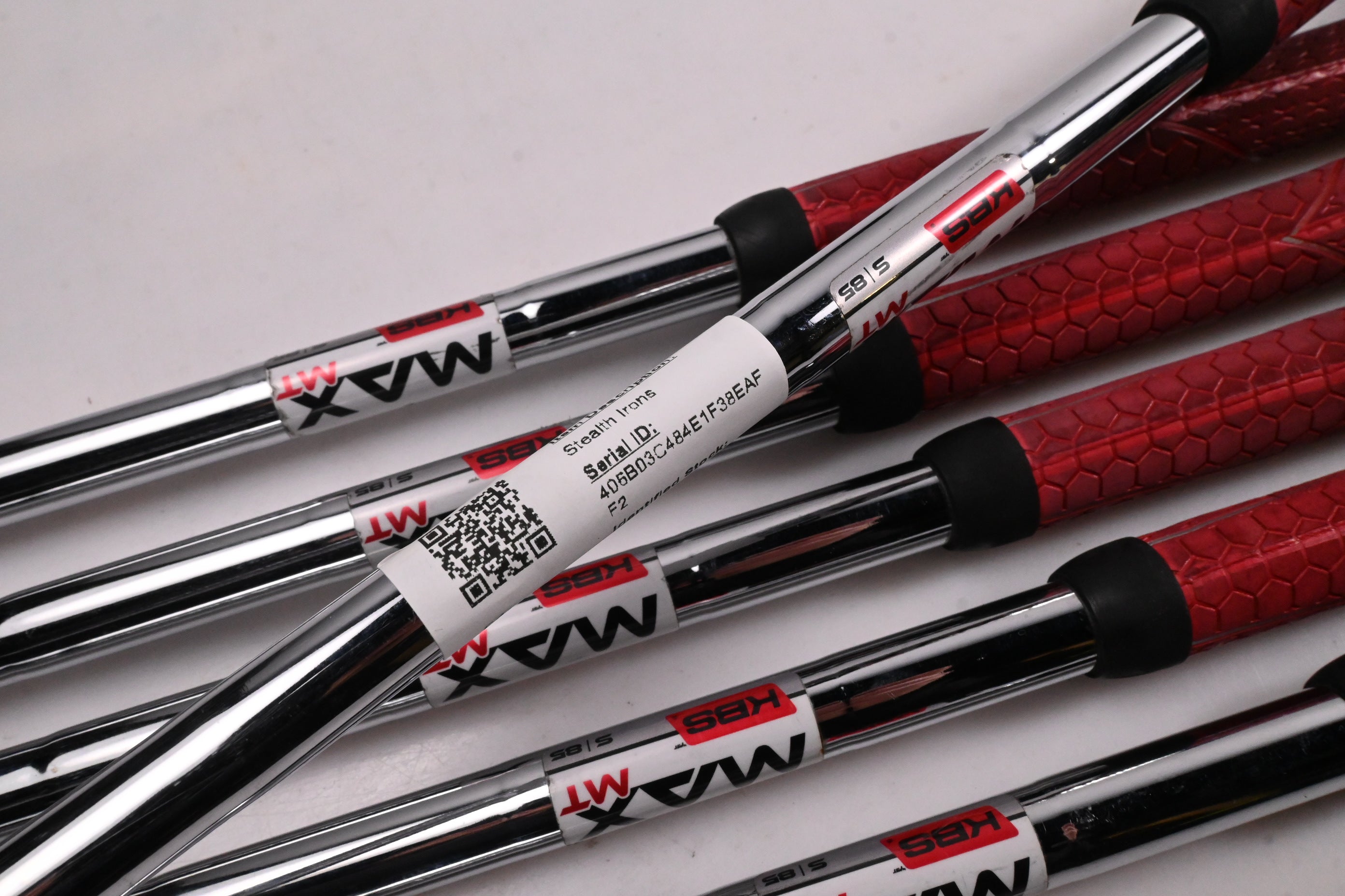 Taylormade Stealth Irons / 5-PW / Stiff Flex KBS Max MT 85 Shafts