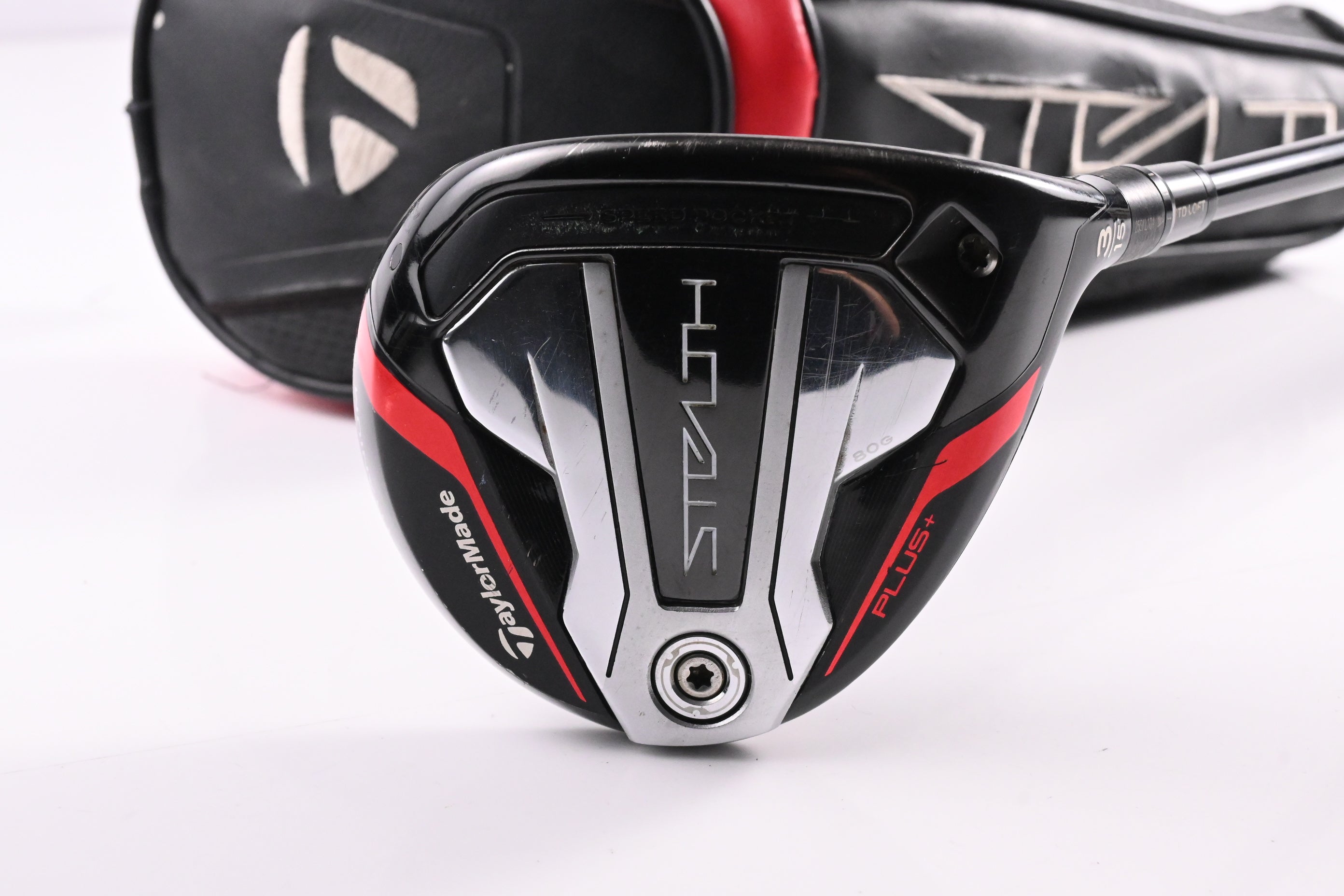 Taylormade Stealth Plus #3 Wood / 15 Degree / Stiff Flex HZRDUS Smoke RDX Red 75